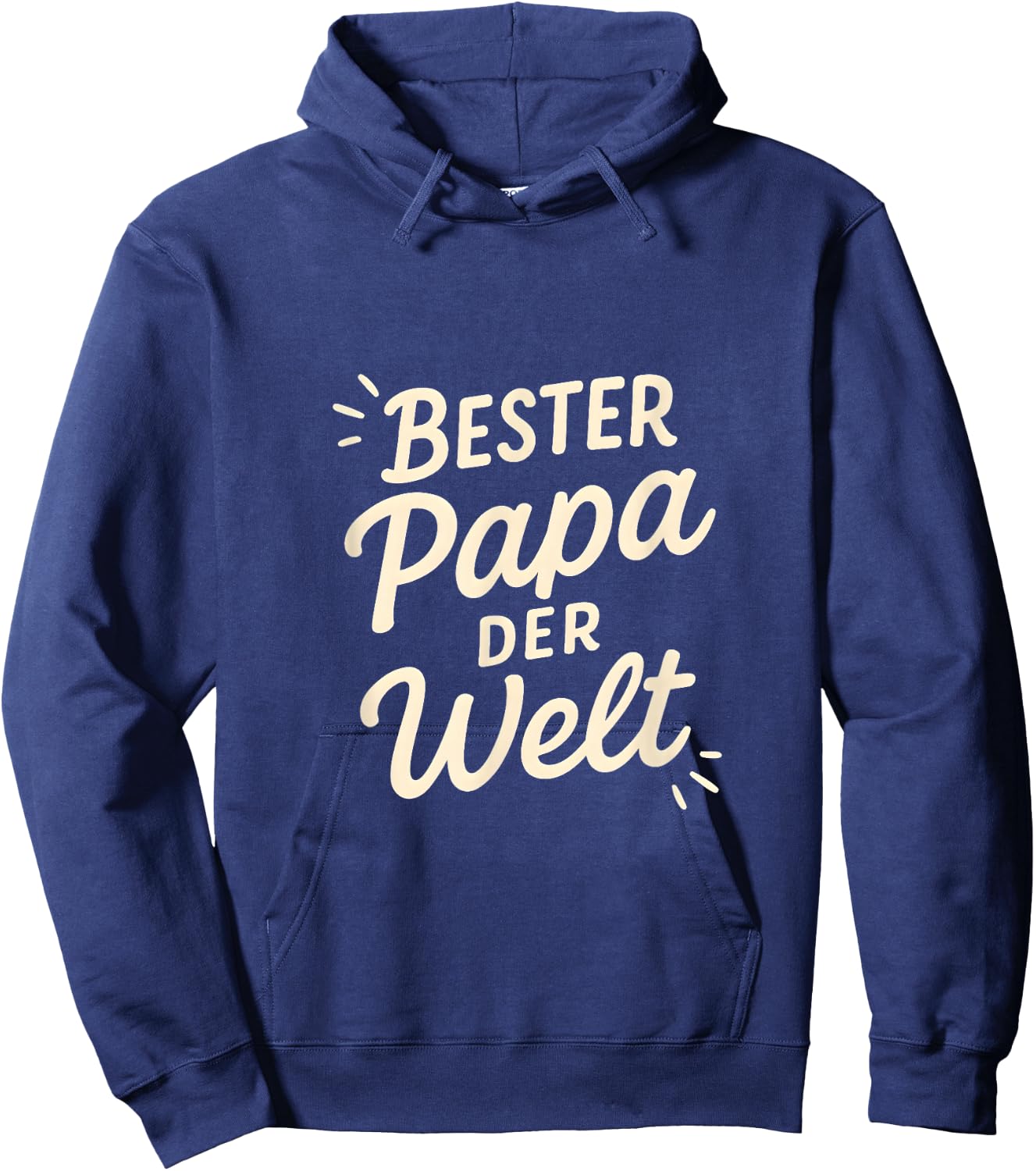 Bester der Welt Geschenkidee Vatertag Papa Männer Spruch Hoodie - Hoodie | Navy