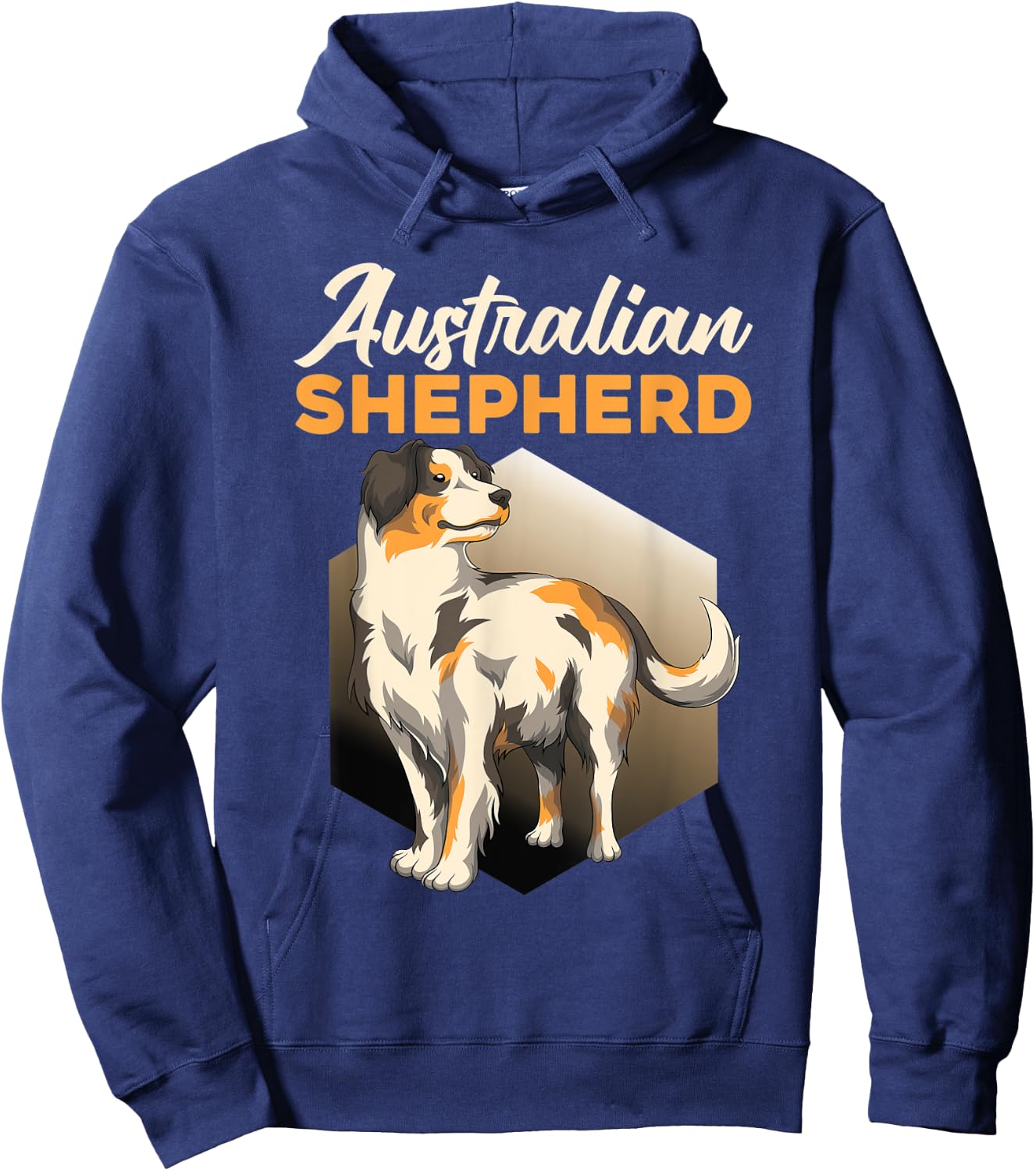 Australia Shepard Sheep Dog Aussie Shepard Dog Men Women Hoodie - Hoodie | Navy