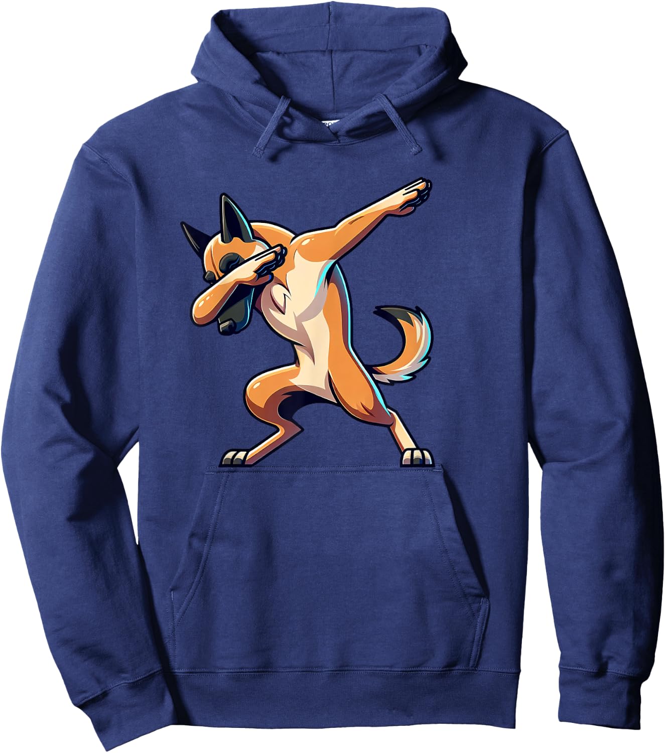 Malinois Belgian Funny Dog , Women, Kids Hoodie - Hoodie | Navy