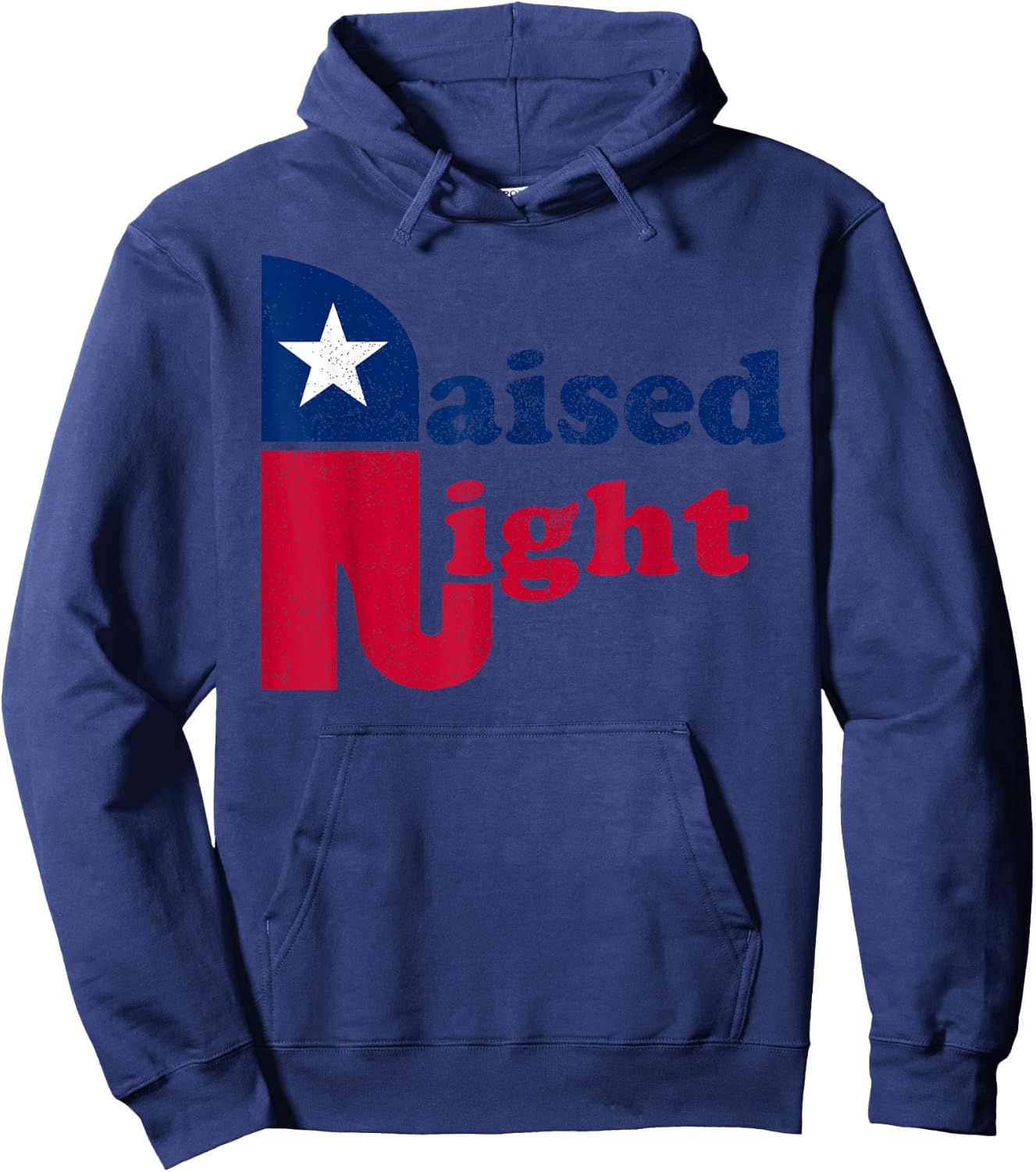 Raised Right Republican Elephant Retro Style Patriotic Gift Kids Men Hoodie - Hoodie | Navy