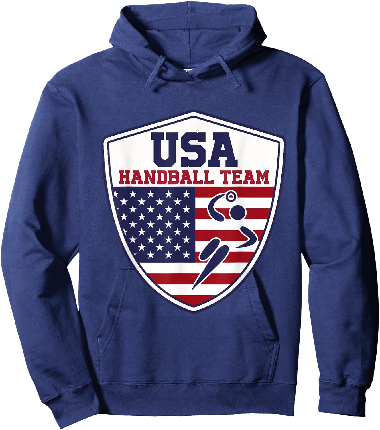 Handball Shirt for Sports Fans - USA Handball Team Hoodie - Hoodie | Navy