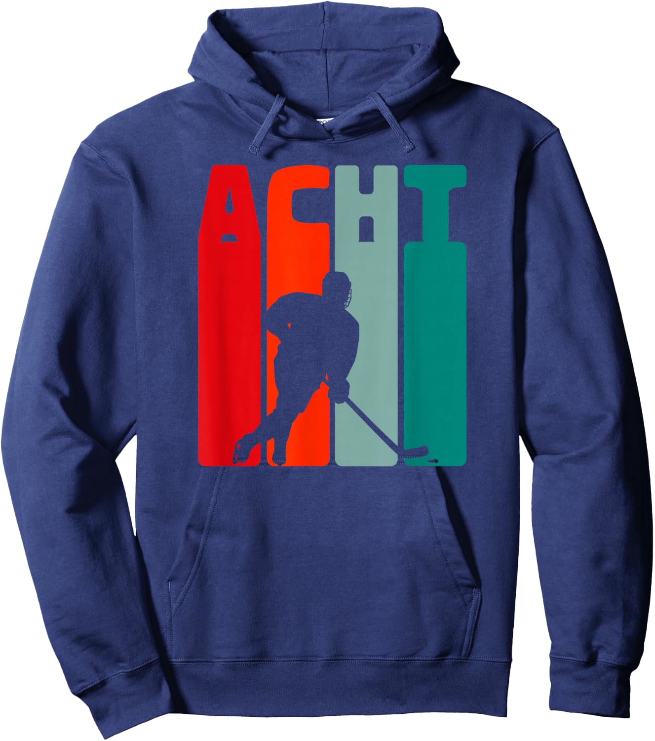Geburtstagsshirt 8 Jahre Eishockey 8. Geburtstag Jungen Hoodie - Hoodie | Navy