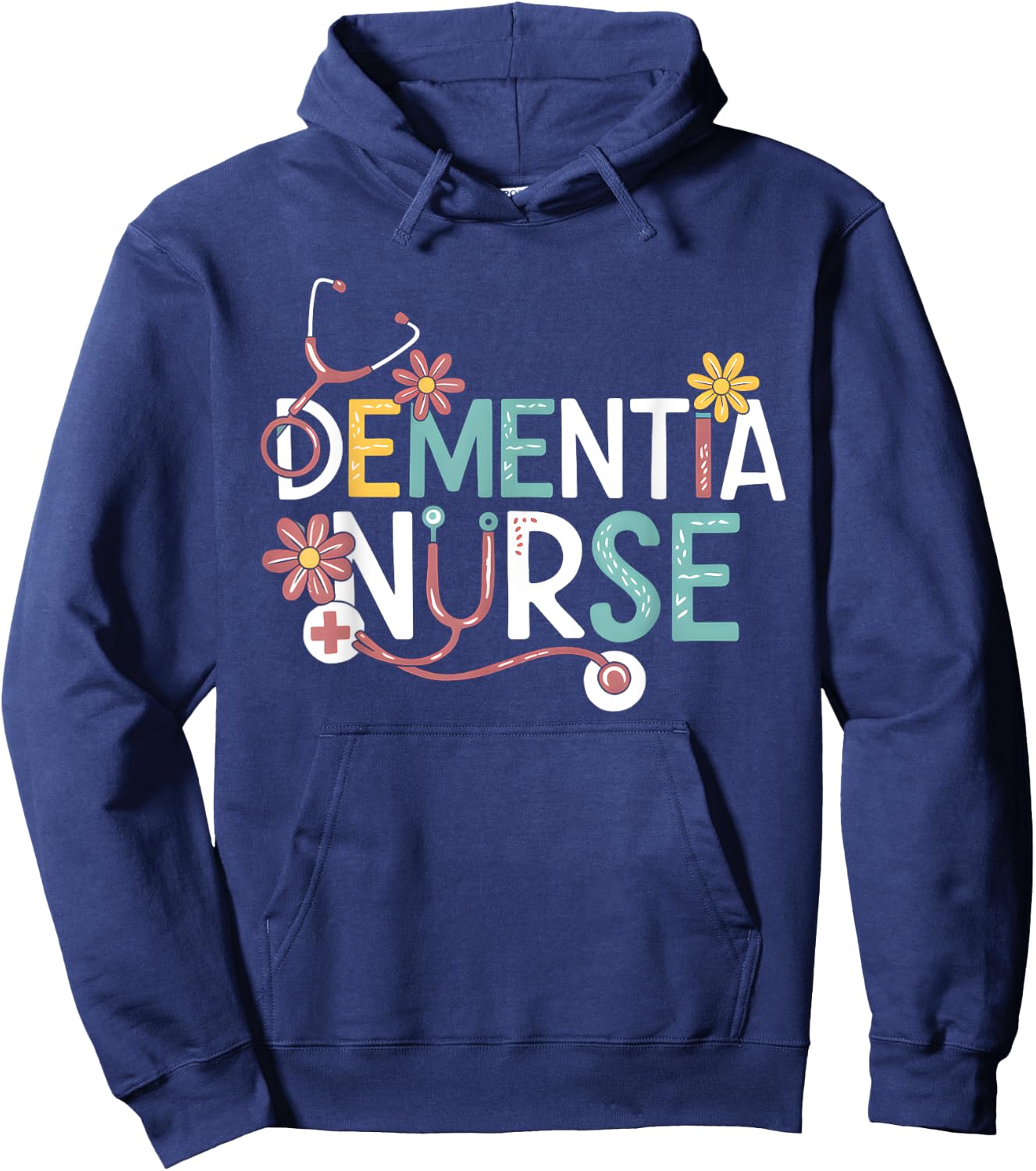 Dementia Nurse Alzheimer Memory Nursing Appreciation Hoodie - Hoodie | Navy