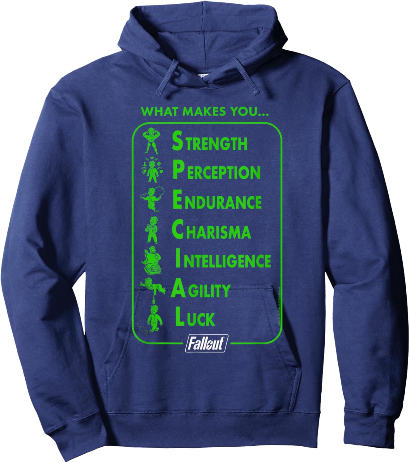 Ripple Junction x Fallout What Makes You SPECIAL Gaming , Black Hoodie - Hoodie | Navy