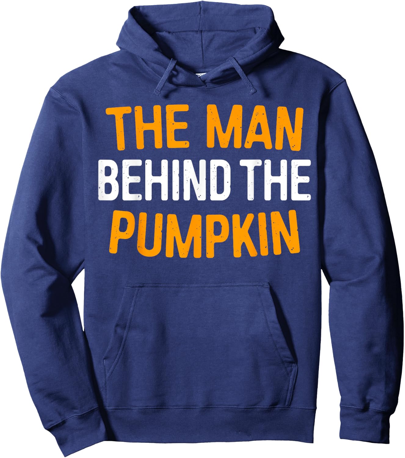 The Man Behind The Pumpkin Shirt Men Halloween Hoodie - Hoodie | Navy