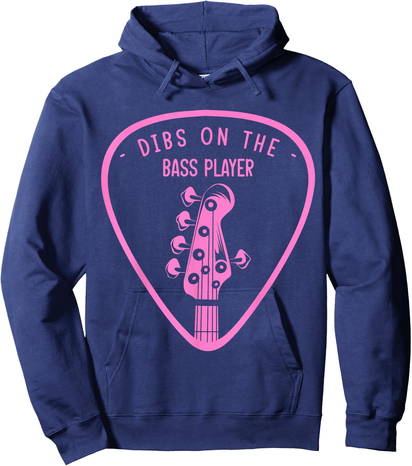 Dibs On The Bassist Dibs On The Bass Player Hoodie - Hoodie | Navy