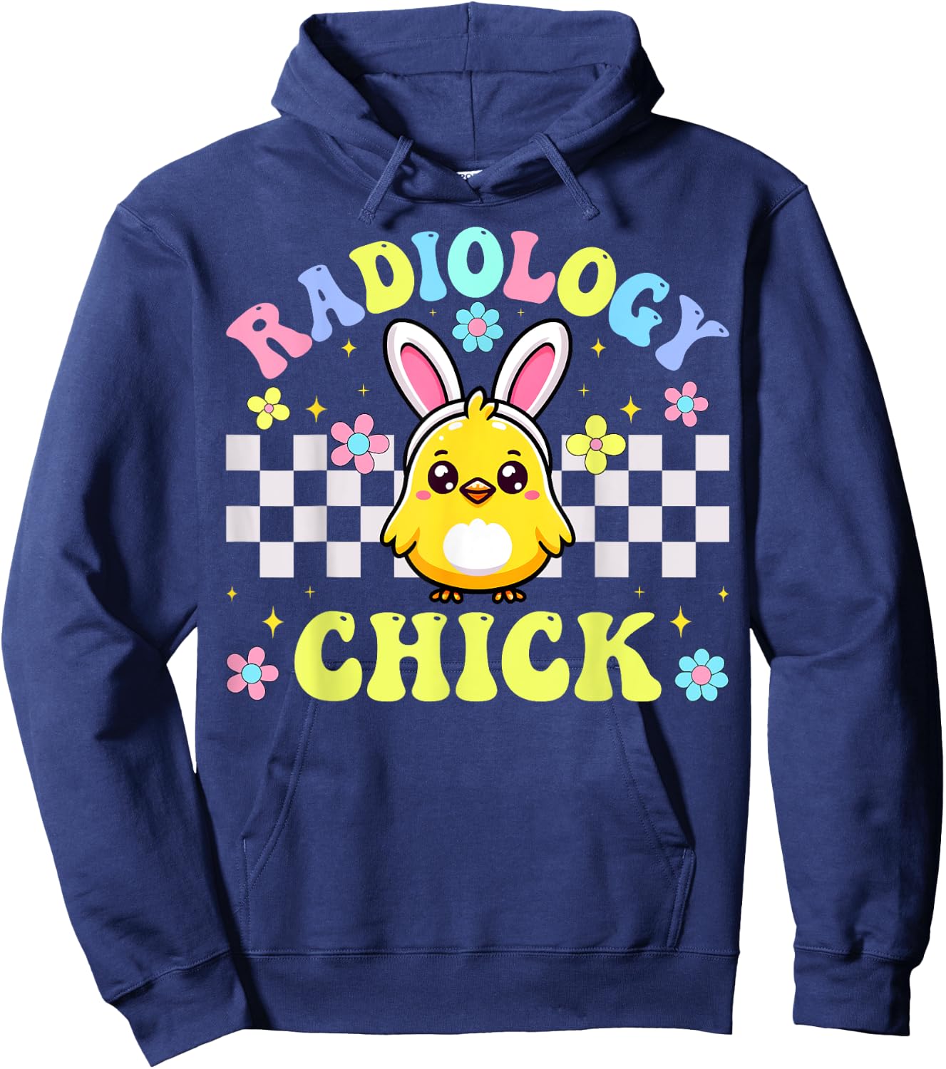Xray Tech Radiology Chick Easter Day Radiology Rad Tech Hoodie - Hoodie | Navy