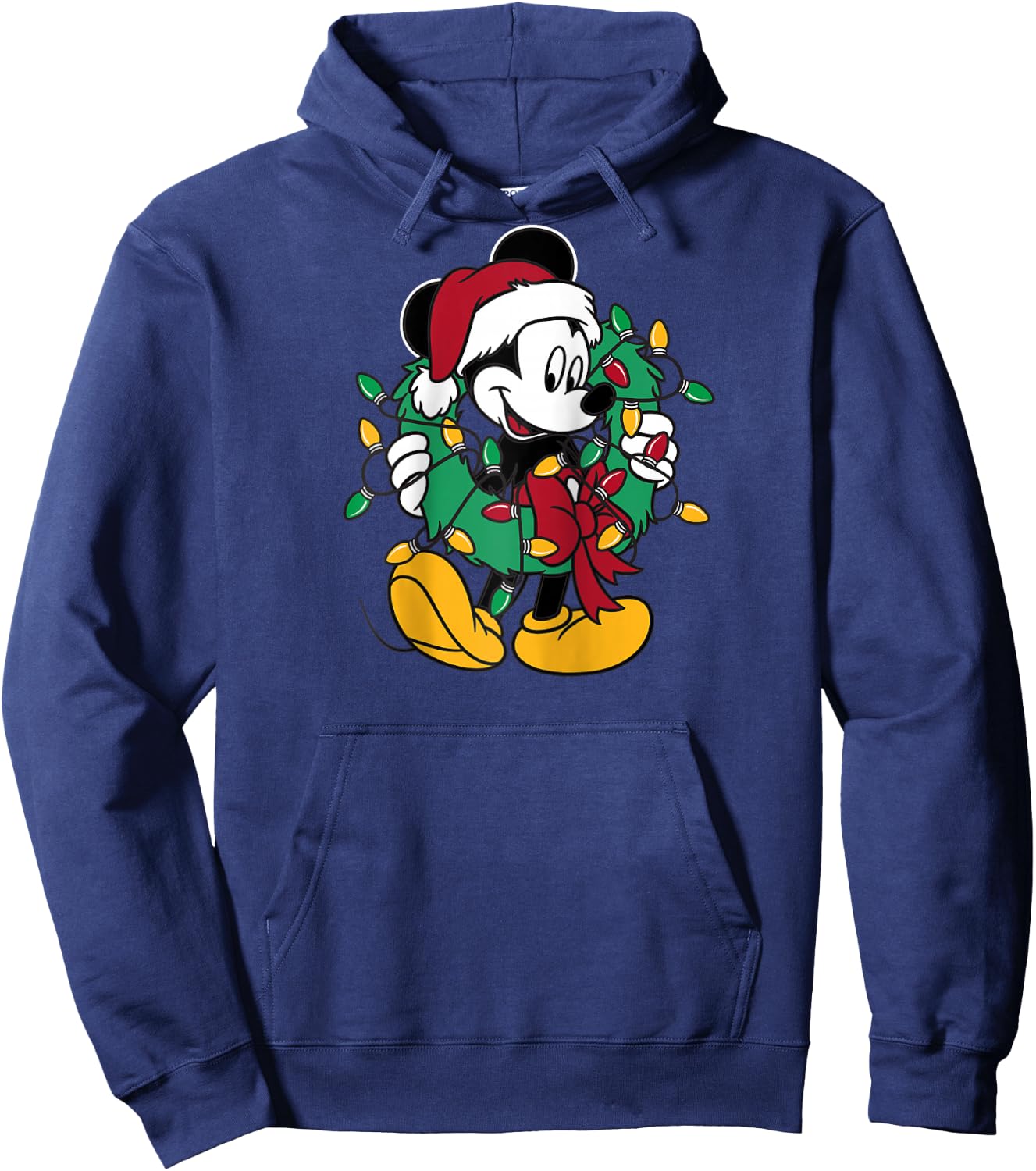 Disney - Mickey Mouse Lights Raglan Baseball Hoodie - Hoodie | Navy