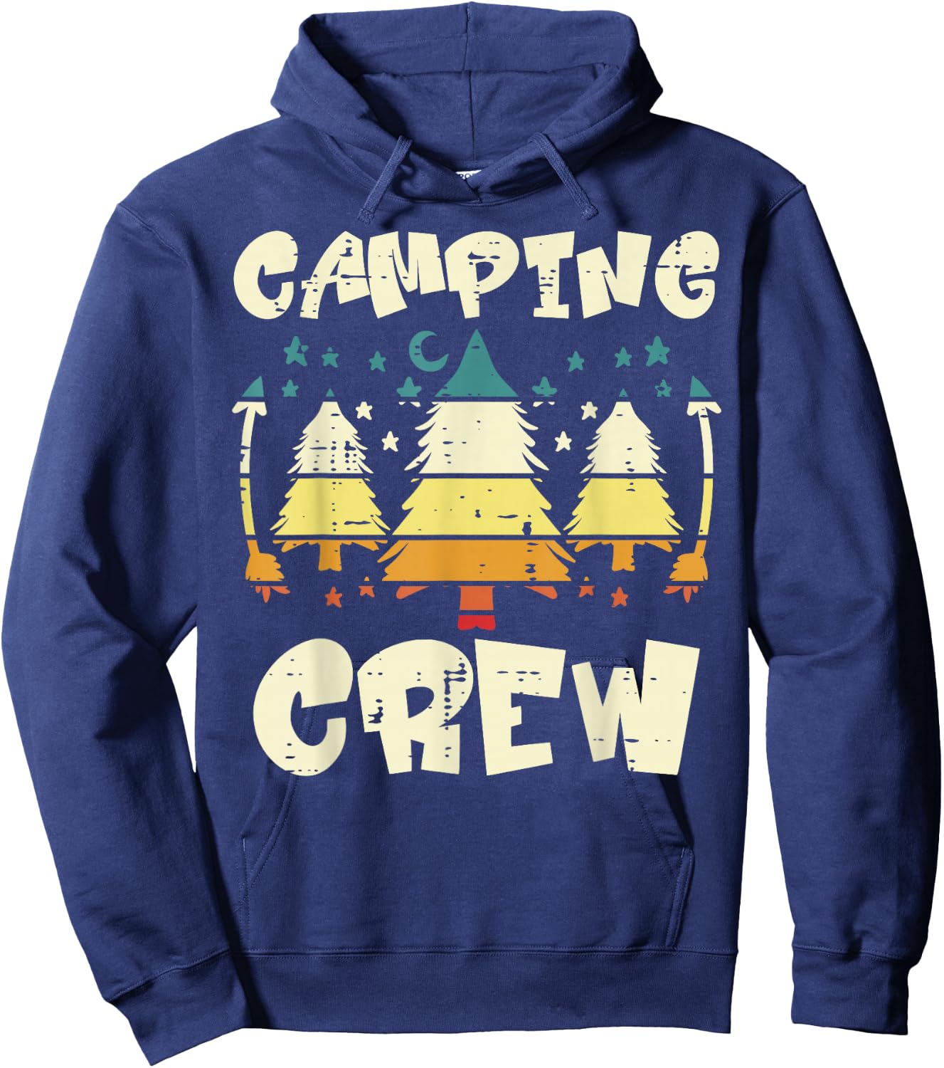 Camping Crew Family Camper Women Men Kids Girls Boys Hoodie - Hoodie | Navy