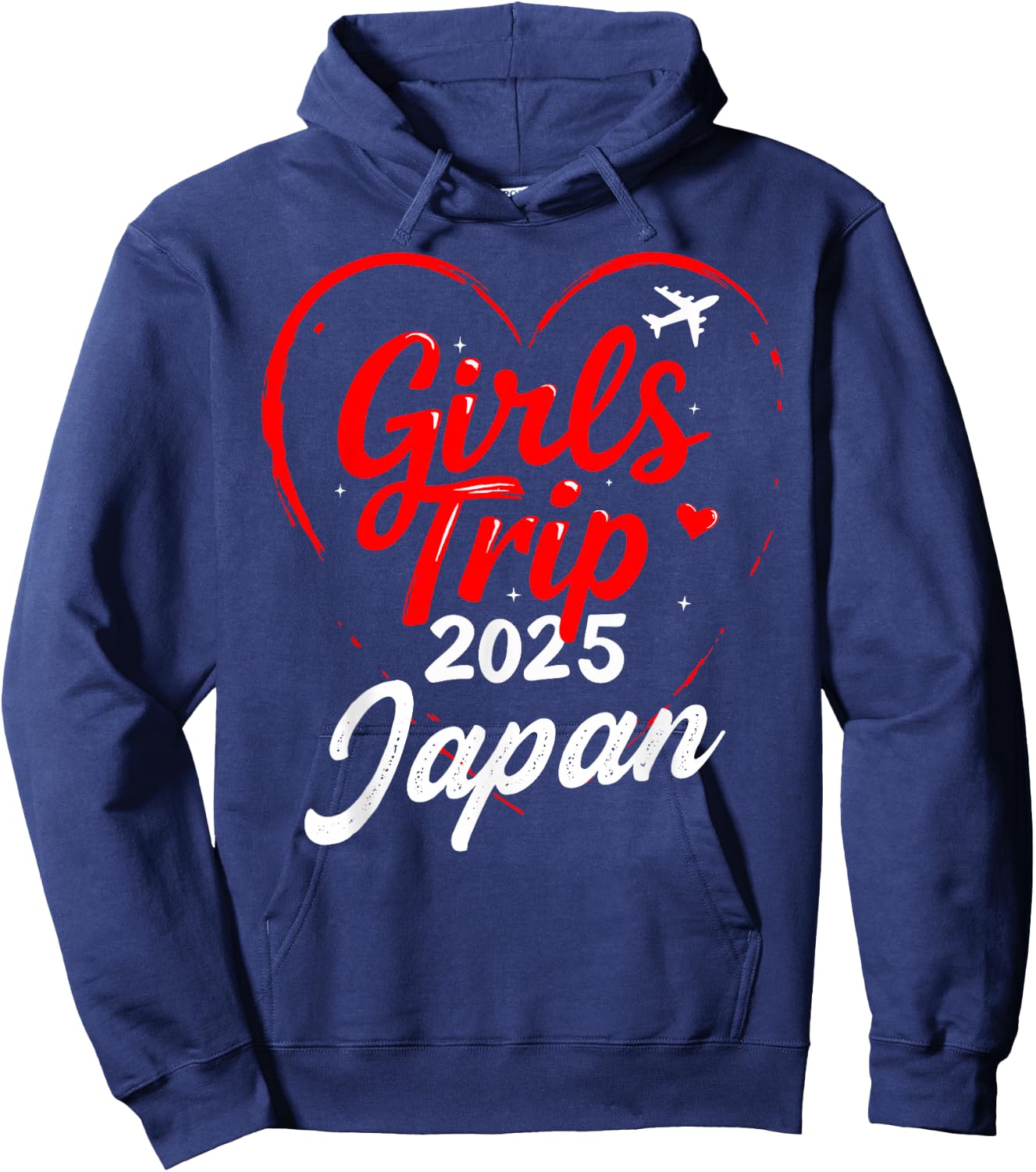 Girls Trip Japan 2025 Shirts Vacation Weekend Birthday Squad Hoodie - Hoodie | Navy