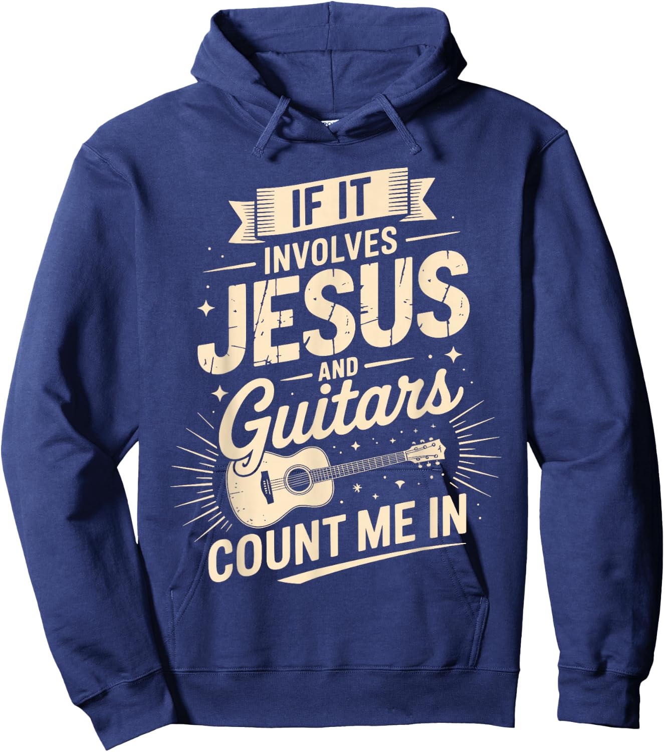 Funny Guitar Design Women Guitar Player Guitarist Hoodie - Hoodie | Navy