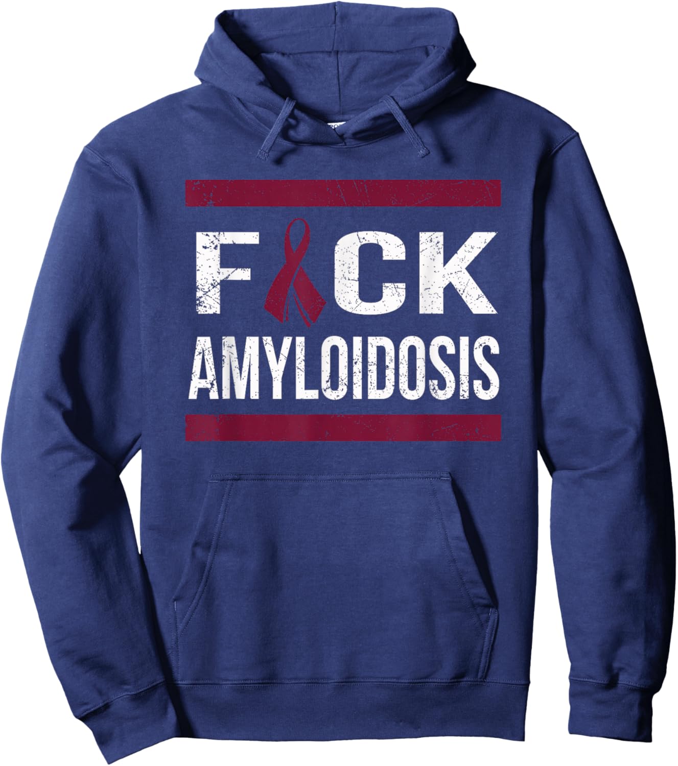 Support Amyloidosis Awareness T Shirt Hoodie - Hoodie | Navy