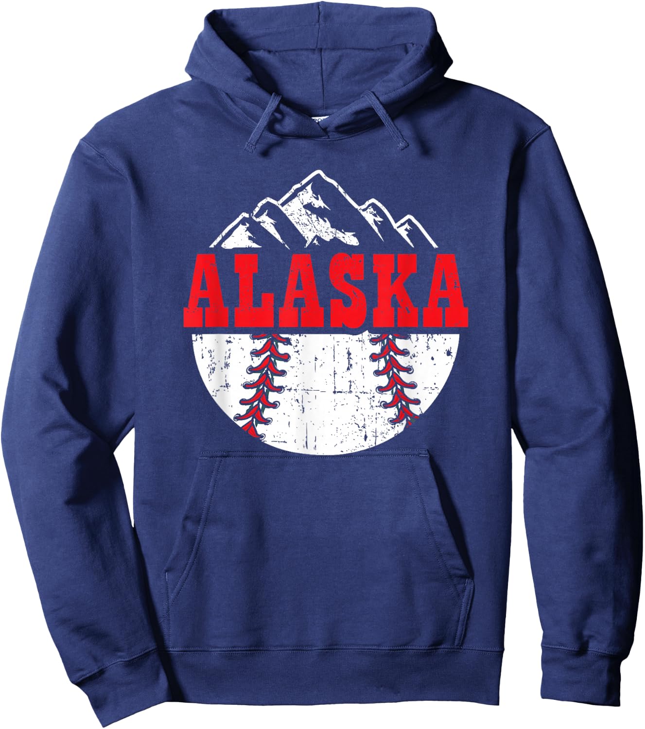 Alaska Baseball Team Player Gift | Alaskan, Softball, Sports Hoodie - Hoodie | Navy