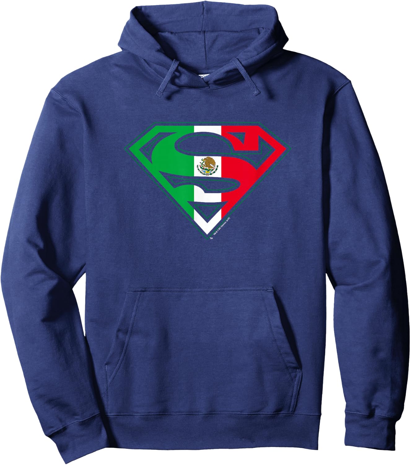 Superman Mexican Shield Hoodie - Hoodie | Navy