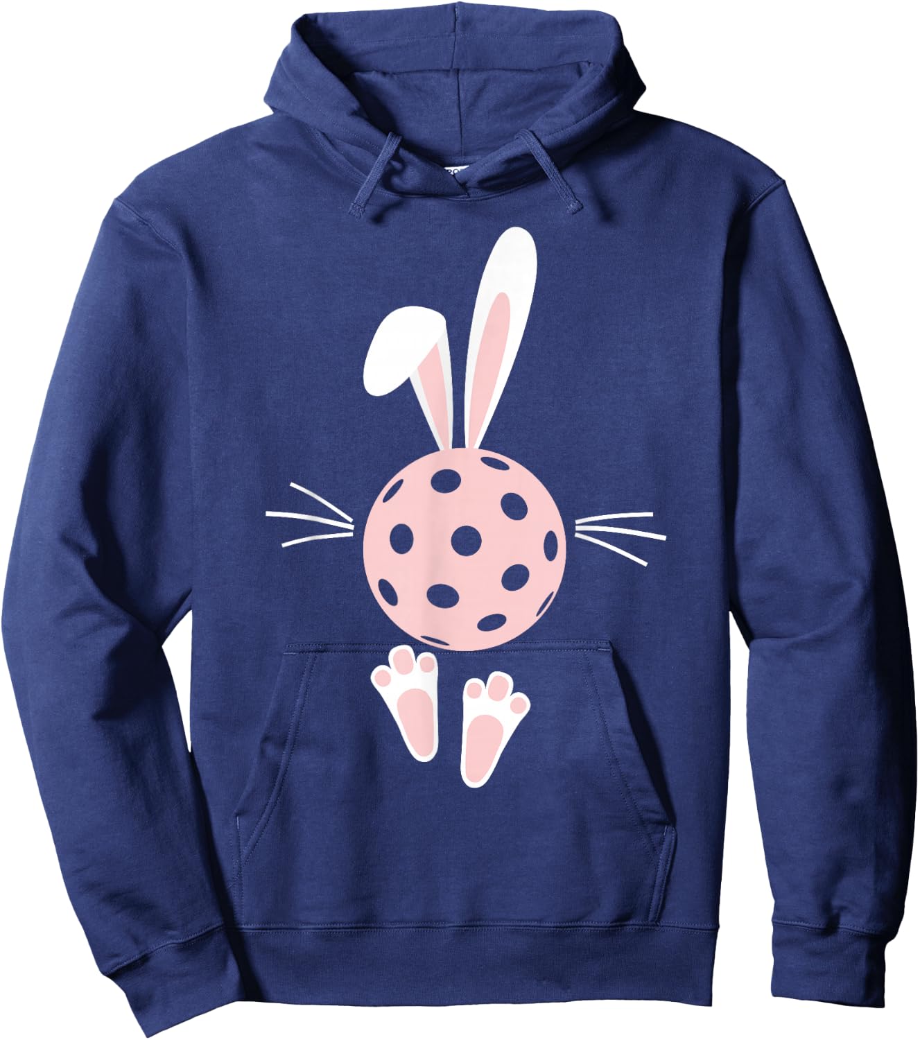 Pickleball Lover Easter Bunny Ears Feet Kids Toddler Adult Hoodie - Hoodie | Navy