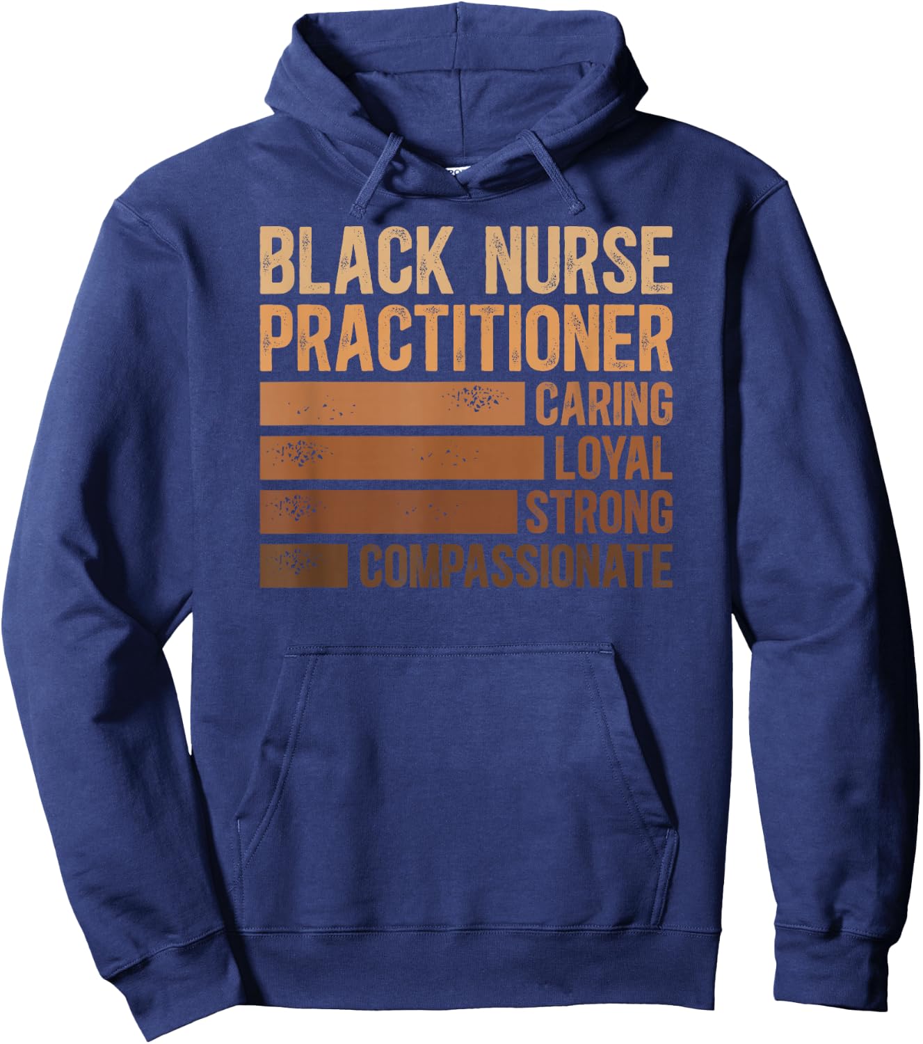Black Nurse Practitioner African American Nurse Practitioner Hoodie - Hoodie | Navy