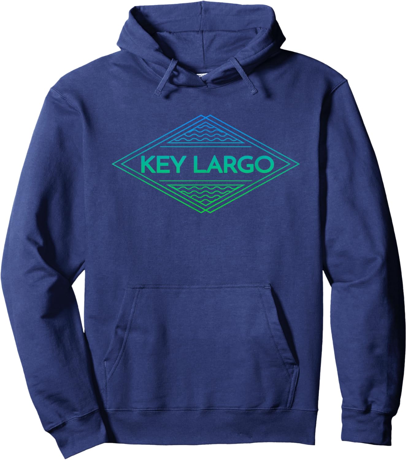 Key Largo Florida Souvenir Vacation Hoodie - Hoodie | Navy