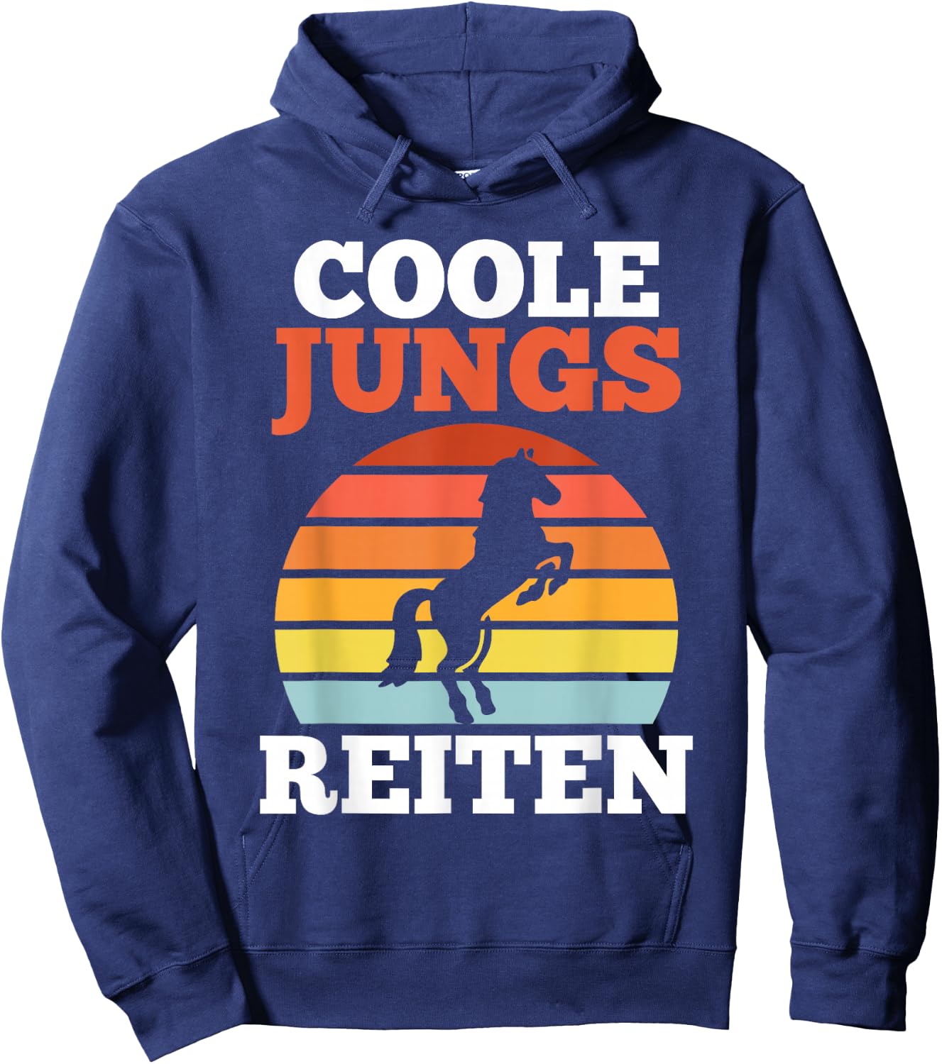 Reiter Pferd Coole Jungs Reiten Hoodie - Hoodie | Navy