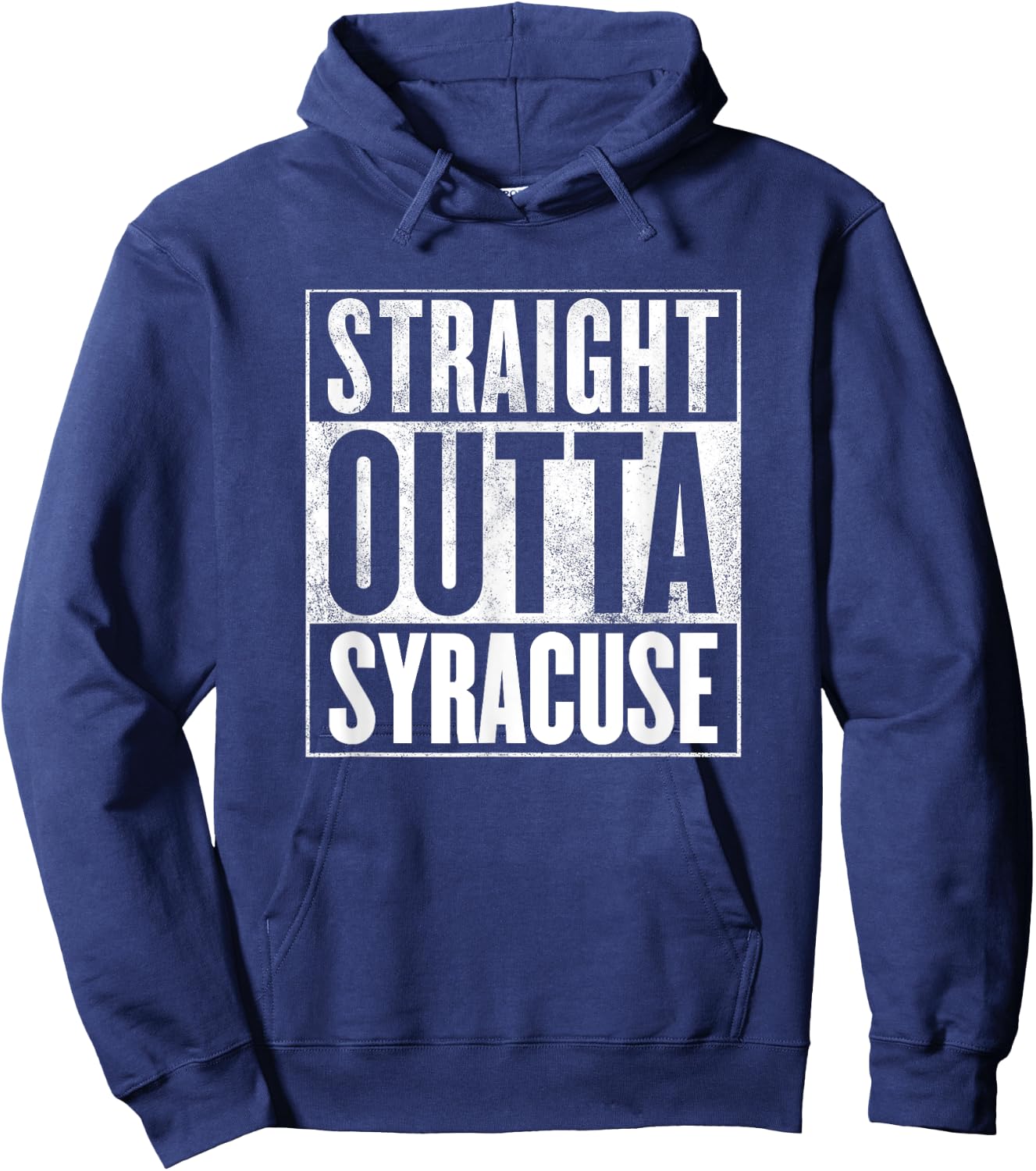 Syracuse Shirt - Straight Outta Syracuse Hoodie - Hoodie | Navy