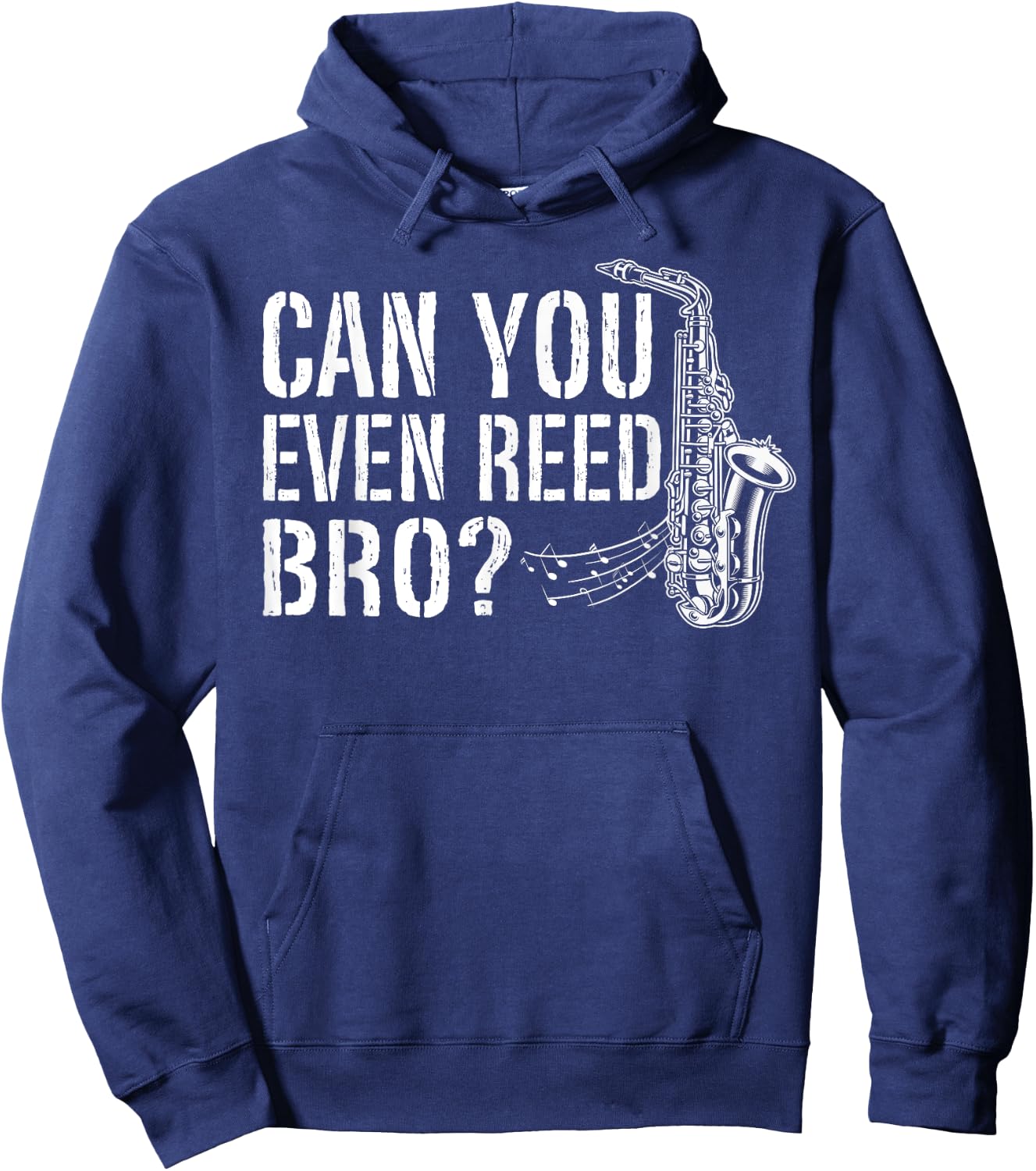 Funny Saxophone Design Women Saxophone Player Reed Hoodie - Hoodie | Navy