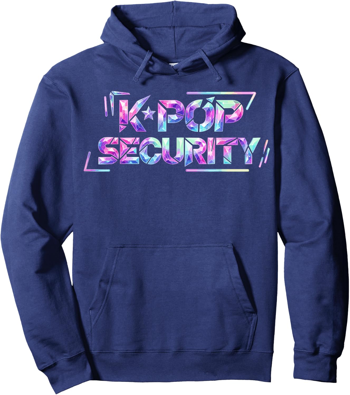K-Pop Security Mom Dad Kids Funny Birthday Korean Music Hoodie - Hoodie | Navy