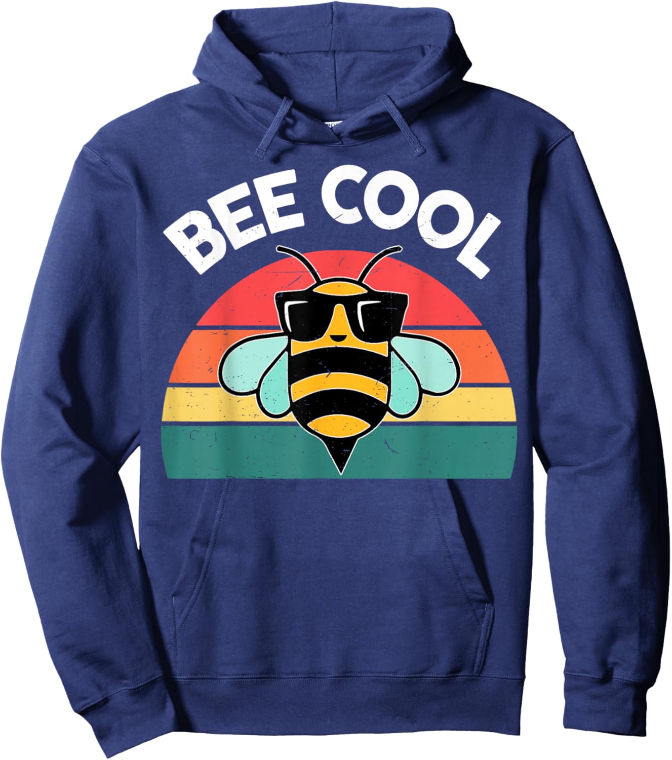 Boy Bumble Bee Cool-Shirt Funny Kids Toddler Girl BumbleBee Hoodie - Hoodie | Navy
