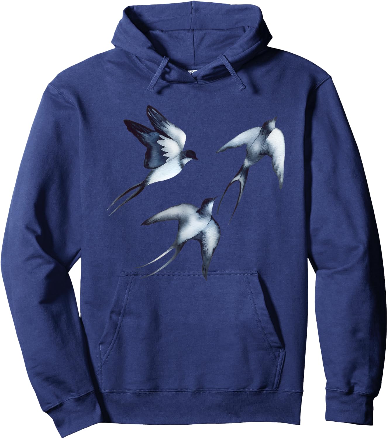 Swallows in Flight Hoodie - Hoodie | Navy