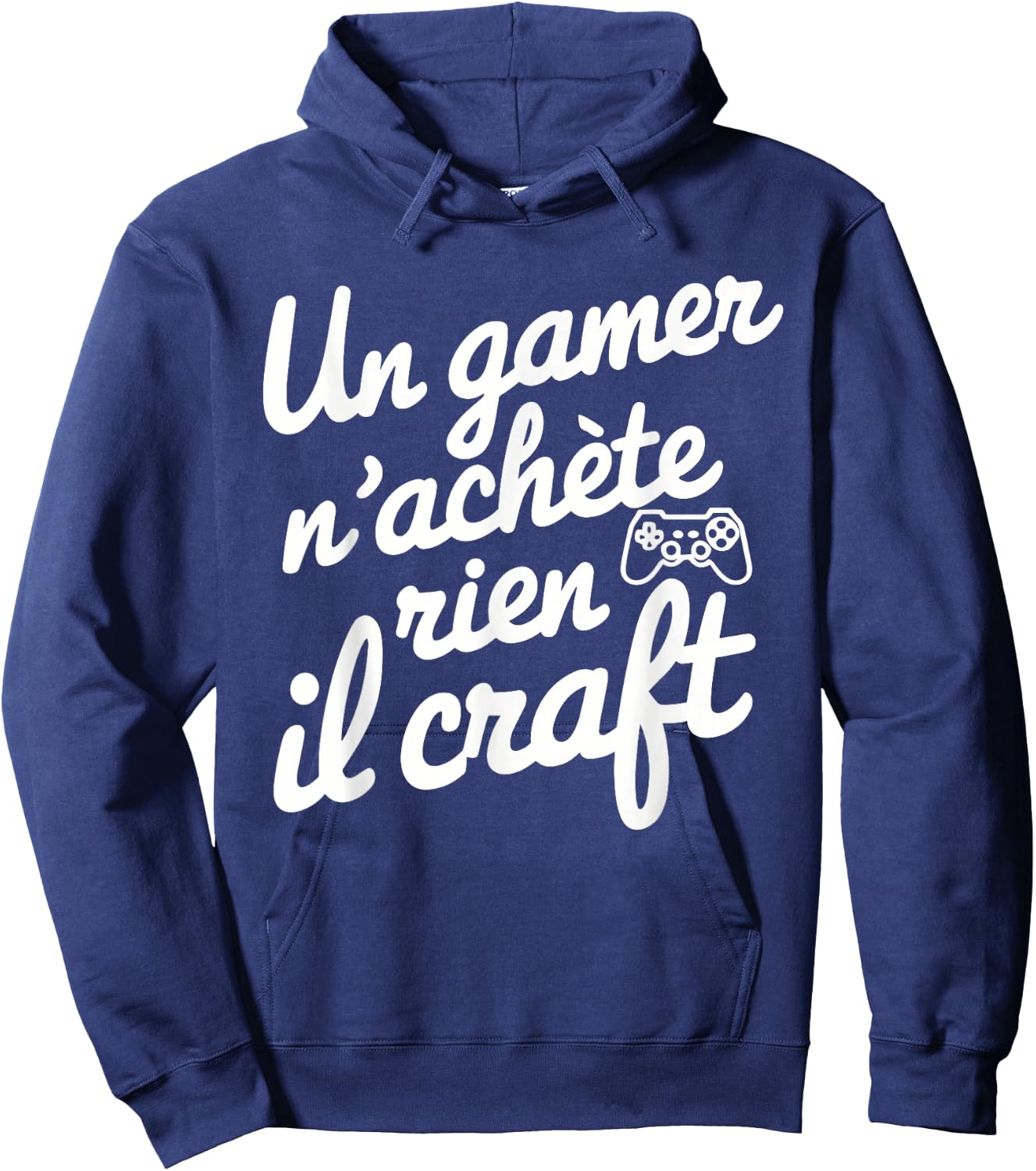 A Gamer Does Not Buy Anything He Craft Gift Christmas Gaming , Black, S Hoodie - Hoodie | Navy