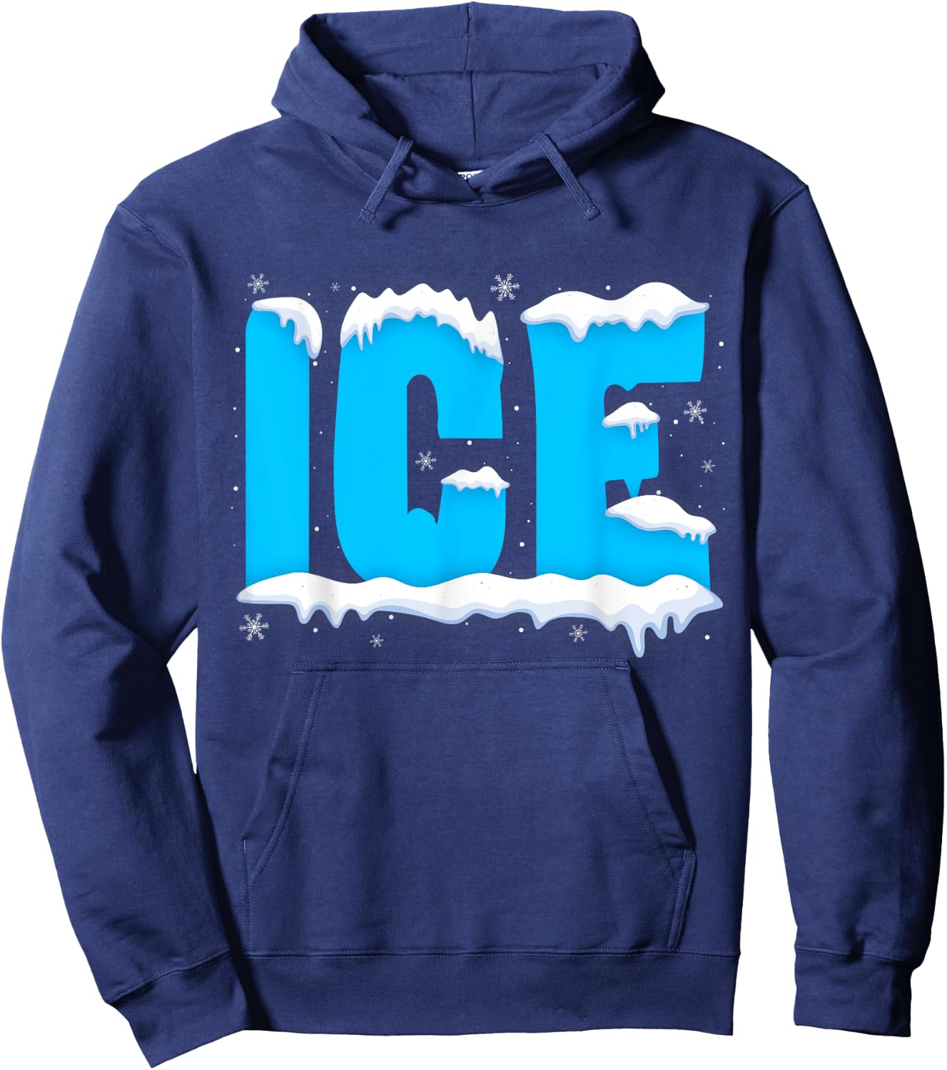 Ice and Fire Halloween Party Costume Couples Family Matching Hoodie - Hoodie | Navy
