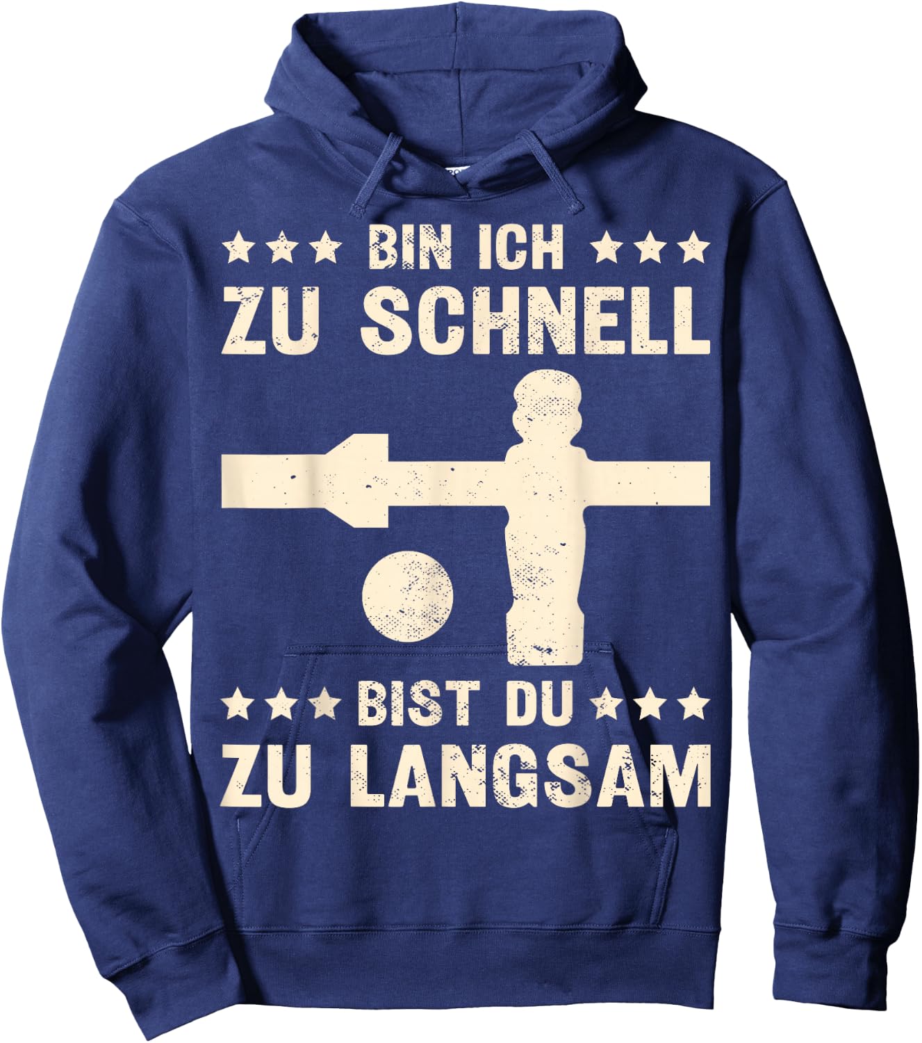 Kickern Table Football Table Football , black, s Hoodie - Hoodie | Navy