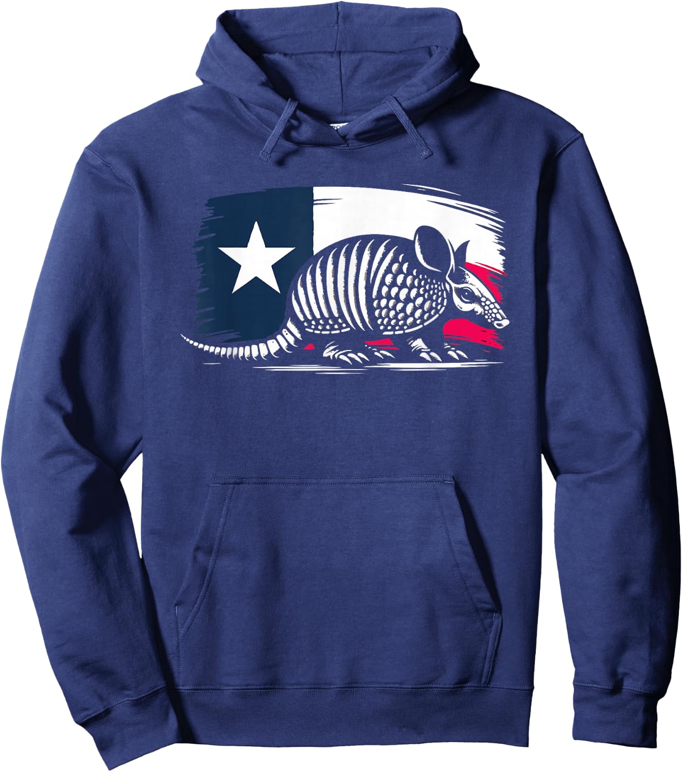 Texas Armadillo Western Country Armadillos Hoodie - Hoodie | Navy