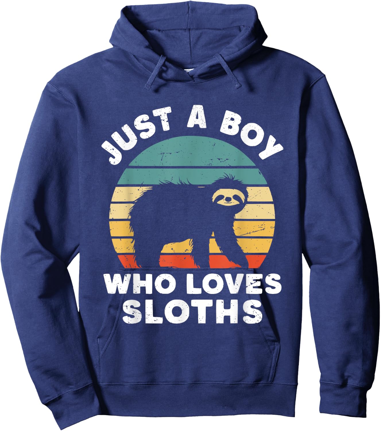 Just A Boy Who Loves Sloths Hoodie - Hoodie | Navy