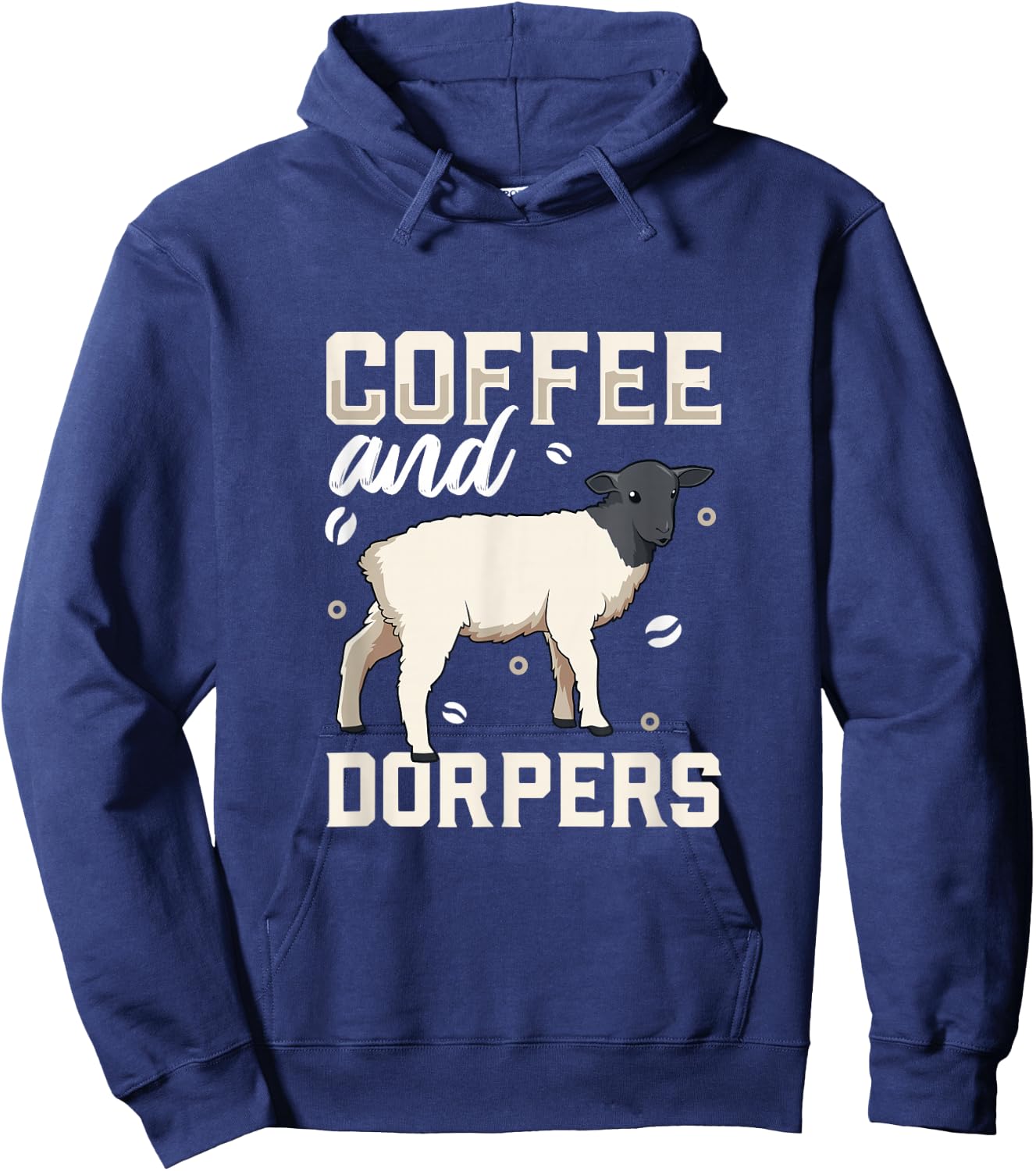 Coffee and sheep - Dorper Hoodie - Hoodie | Navy