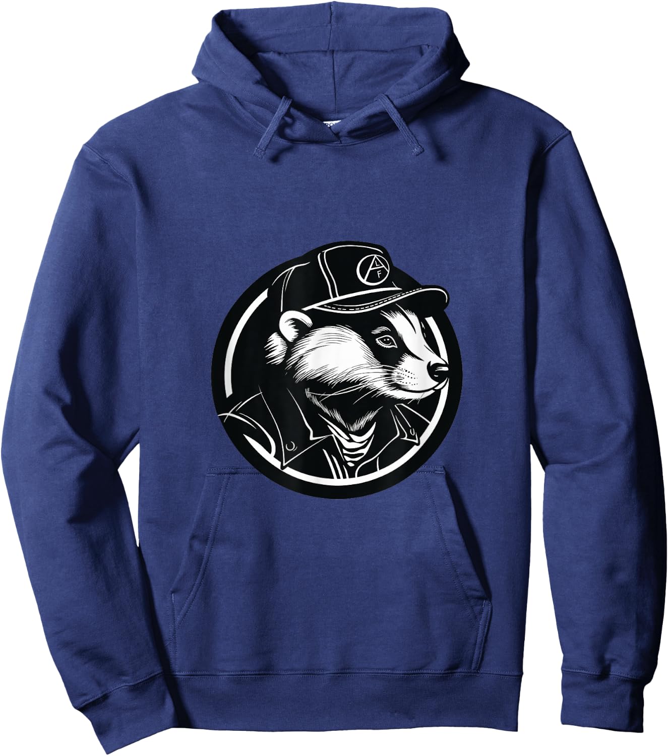 Animal Liberation Front Shaving Brush Vegan Hoodie - Hoodie | Navy
