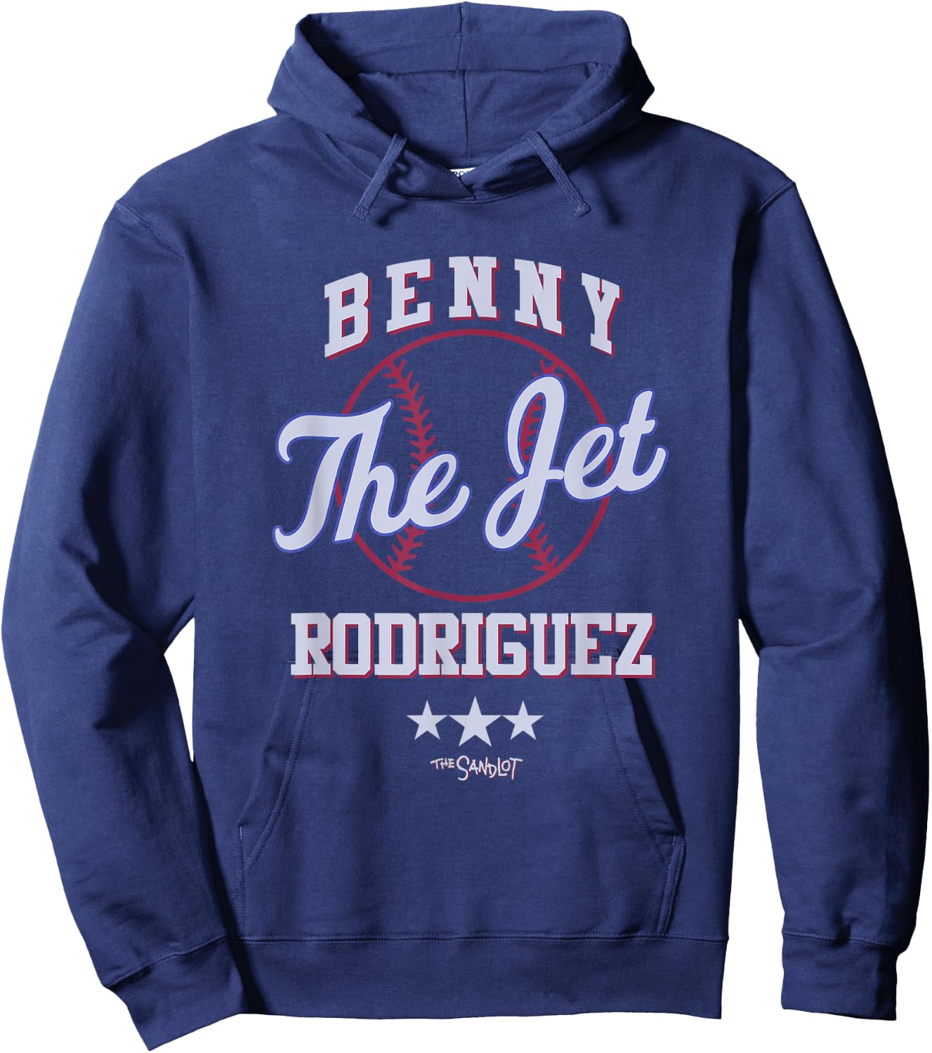 The Sandlot Benny Jet Rodriguez Baseball Hoodie - Hoodie | Navy