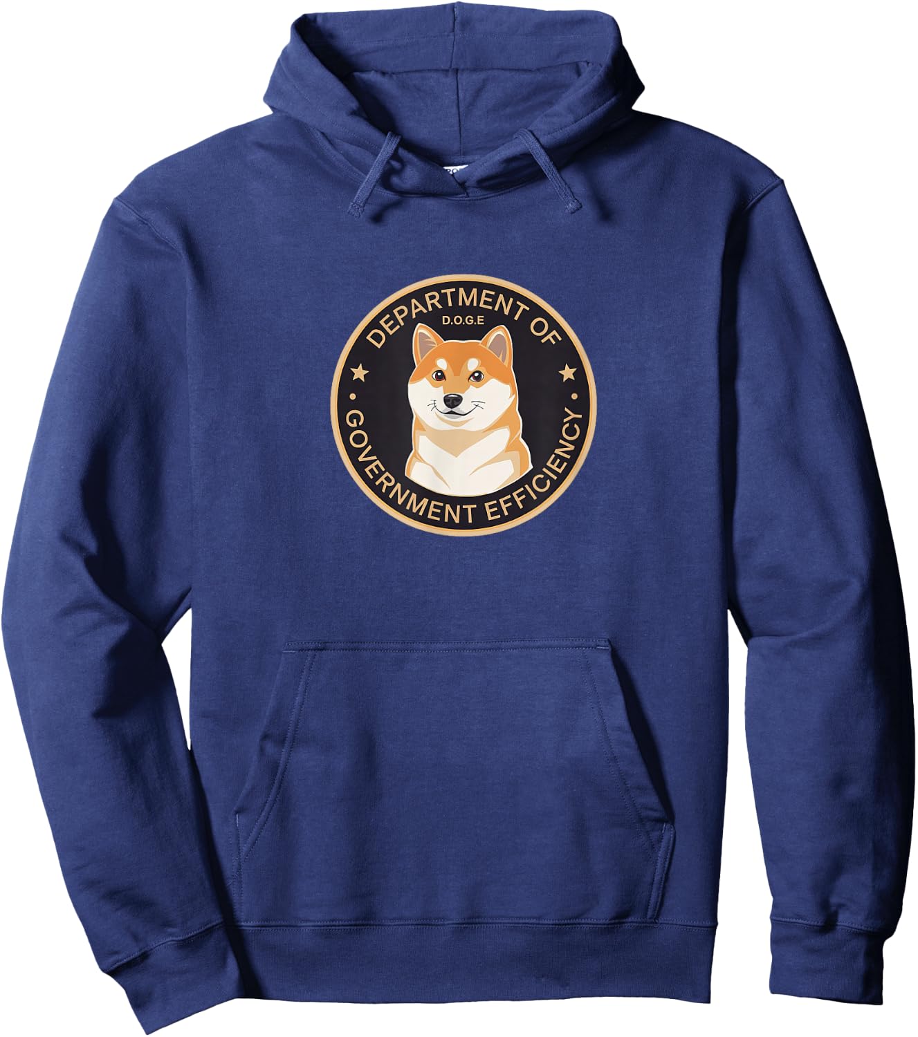 Dog Lover SHIBA Inu Puppy Mom & Dog Dad Kids Teens DOGE Department Of Government Efficiency Shiba Inu Dog Coin Hoodie - Hoodie | Navy