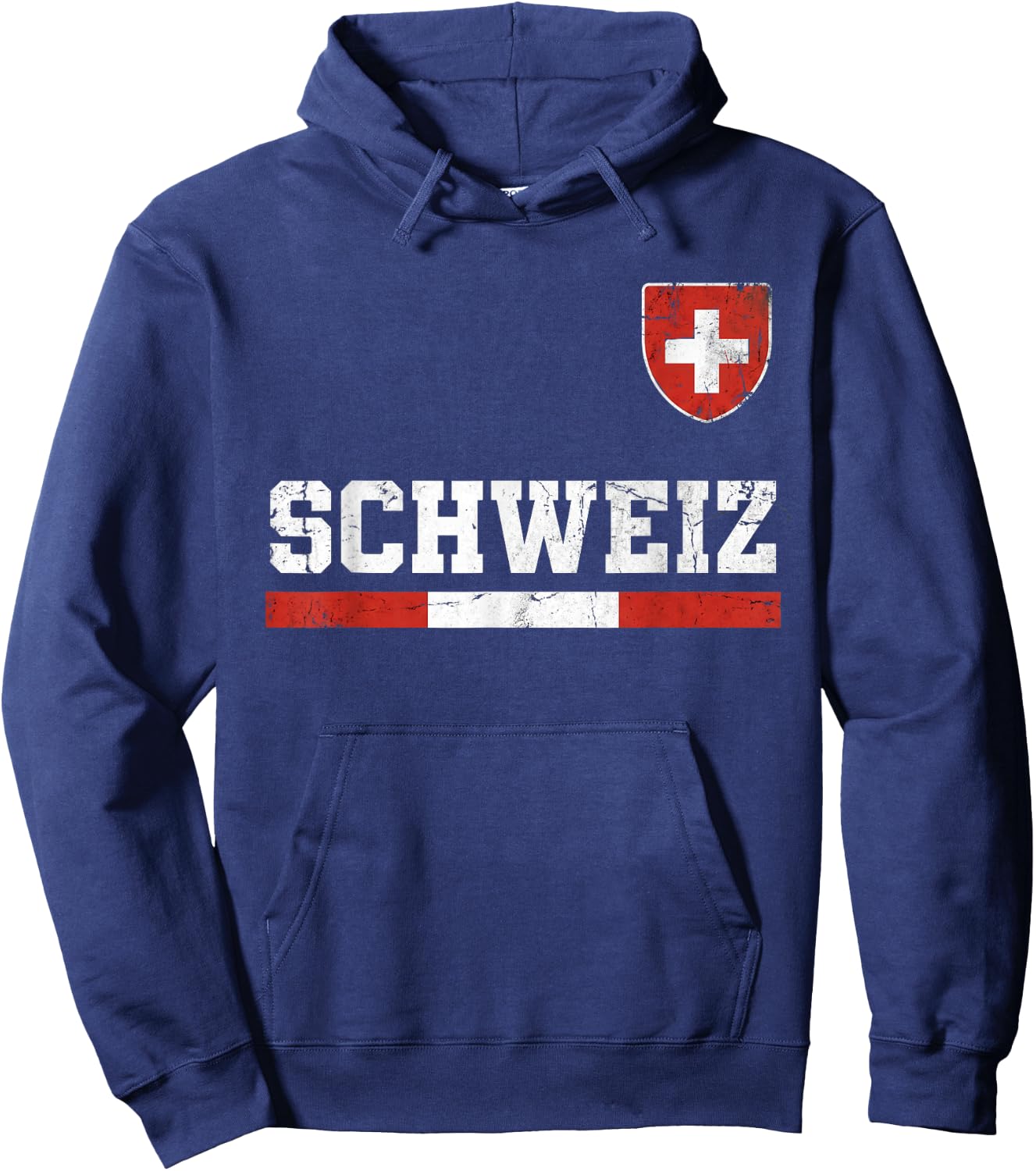 Switzerland Schweiz Suisse Swiss Schweizer Jersey Hoodie - Hoodie | Navy