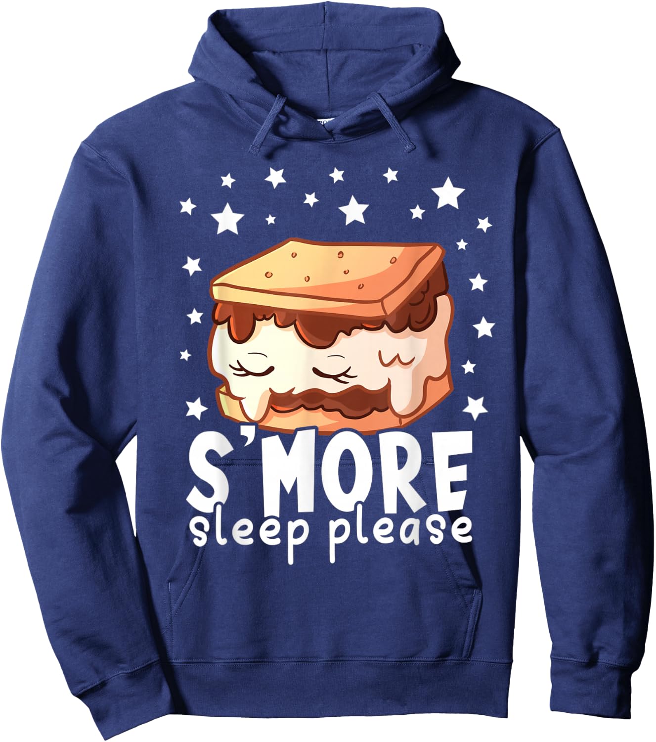 S'More Sleep I Marshmallow Pajamas for Boys Girls Camping Hoodie - Hoodie | Navy