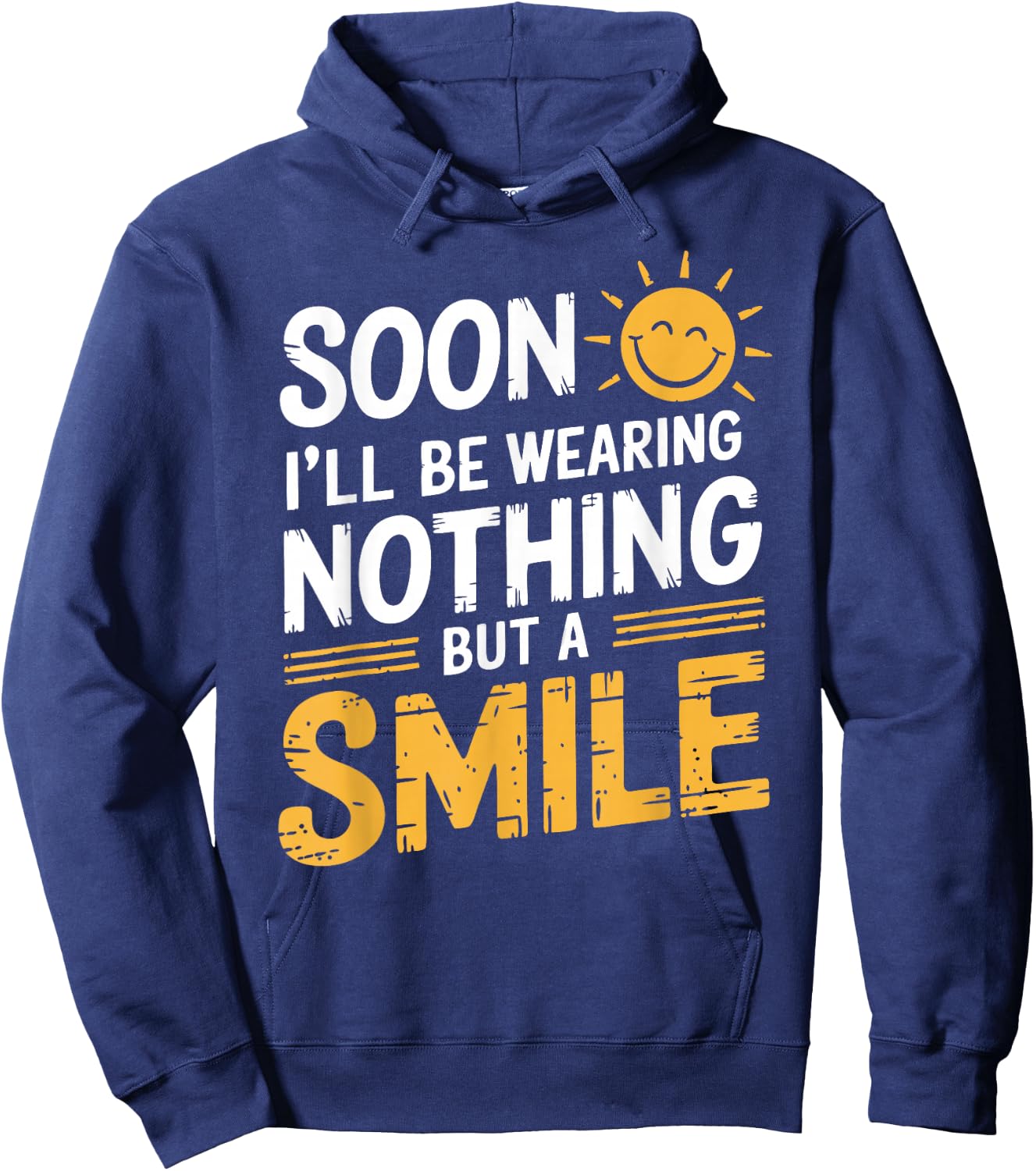 Nudist Nudism Naked Nudist Camp Naturist Hoodie - Hoodie | Navy