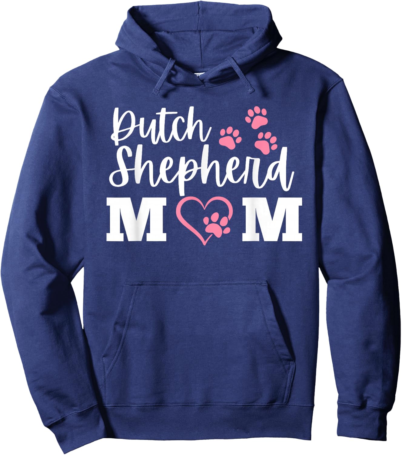 Cute Dutch Shepherd Mom, Dutch Shepherd Mama, Dutchie Mom Hoodie - Hoodie | Navy