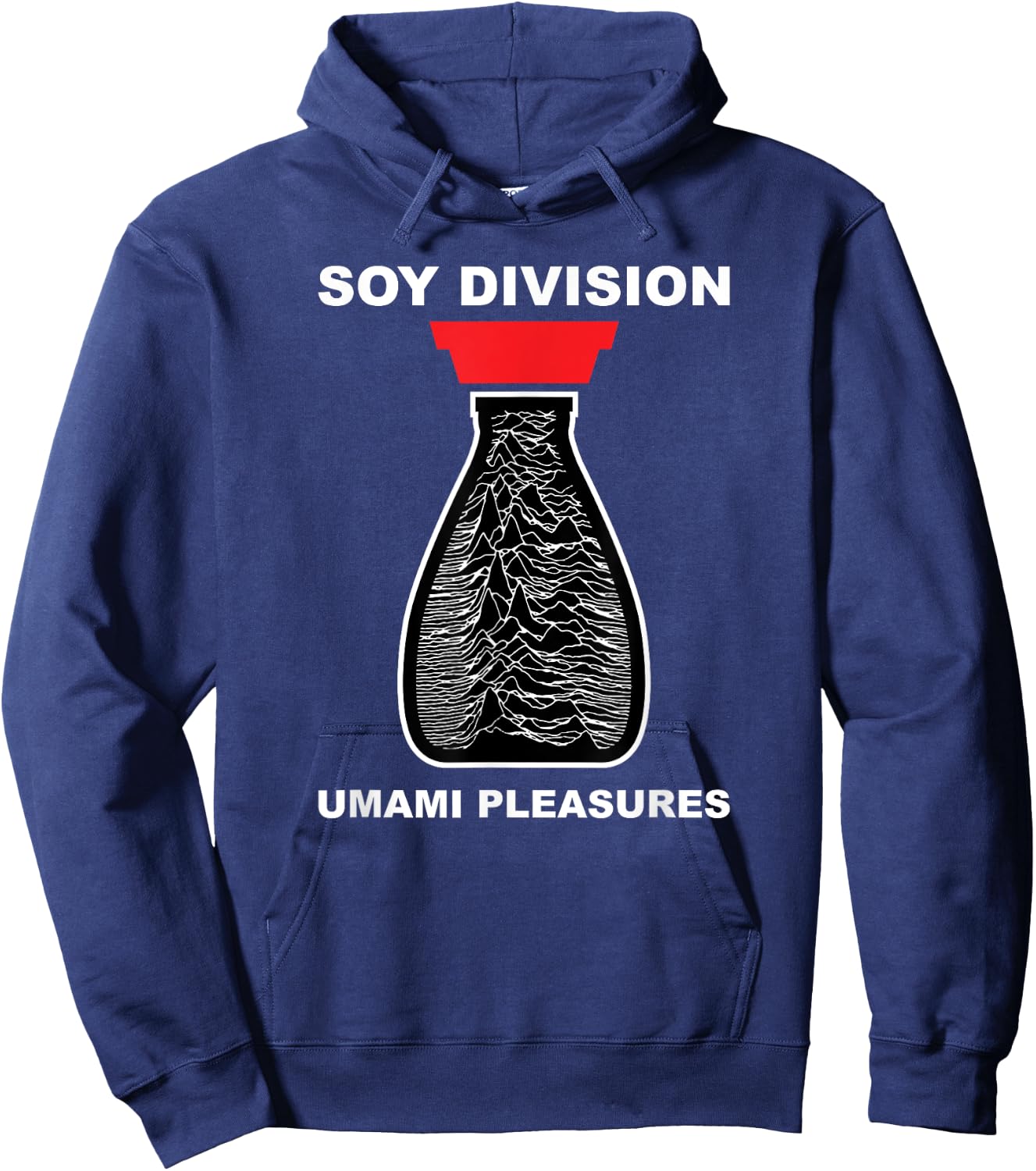 Soy Division food pun Apparel Hoodie - Hoodie | Navy
