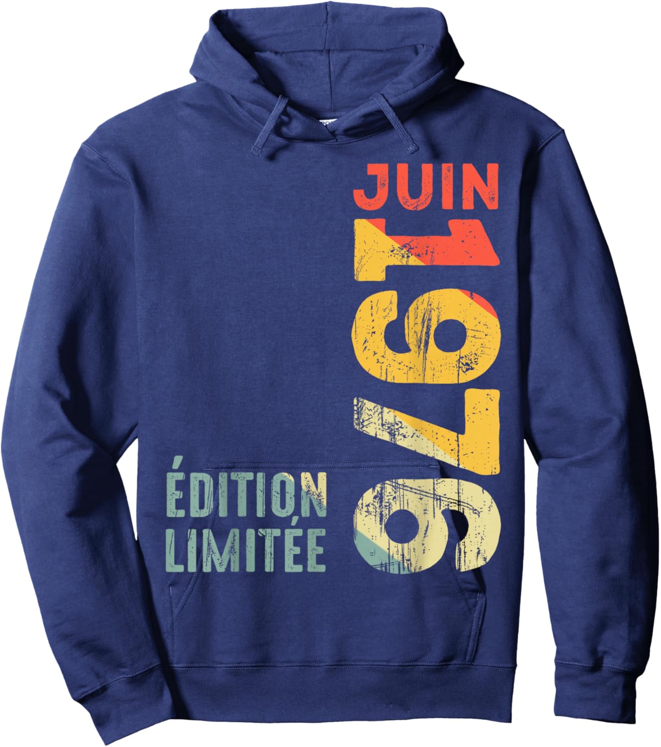 Limited Edition June 1976 Year 1976 Retro 1976 Vintage Hoodie - Hoodie | Navy