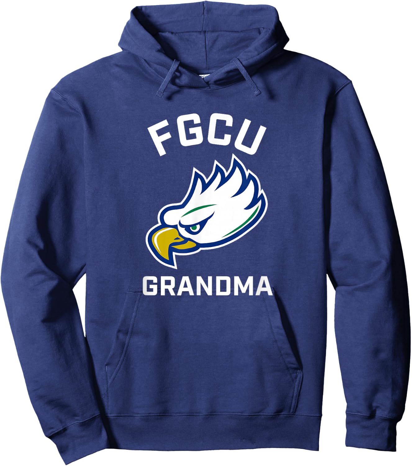 Florida Gulf Coast University FGCU Eagles Arched Grandma Hoodie - Hoodie | Navy