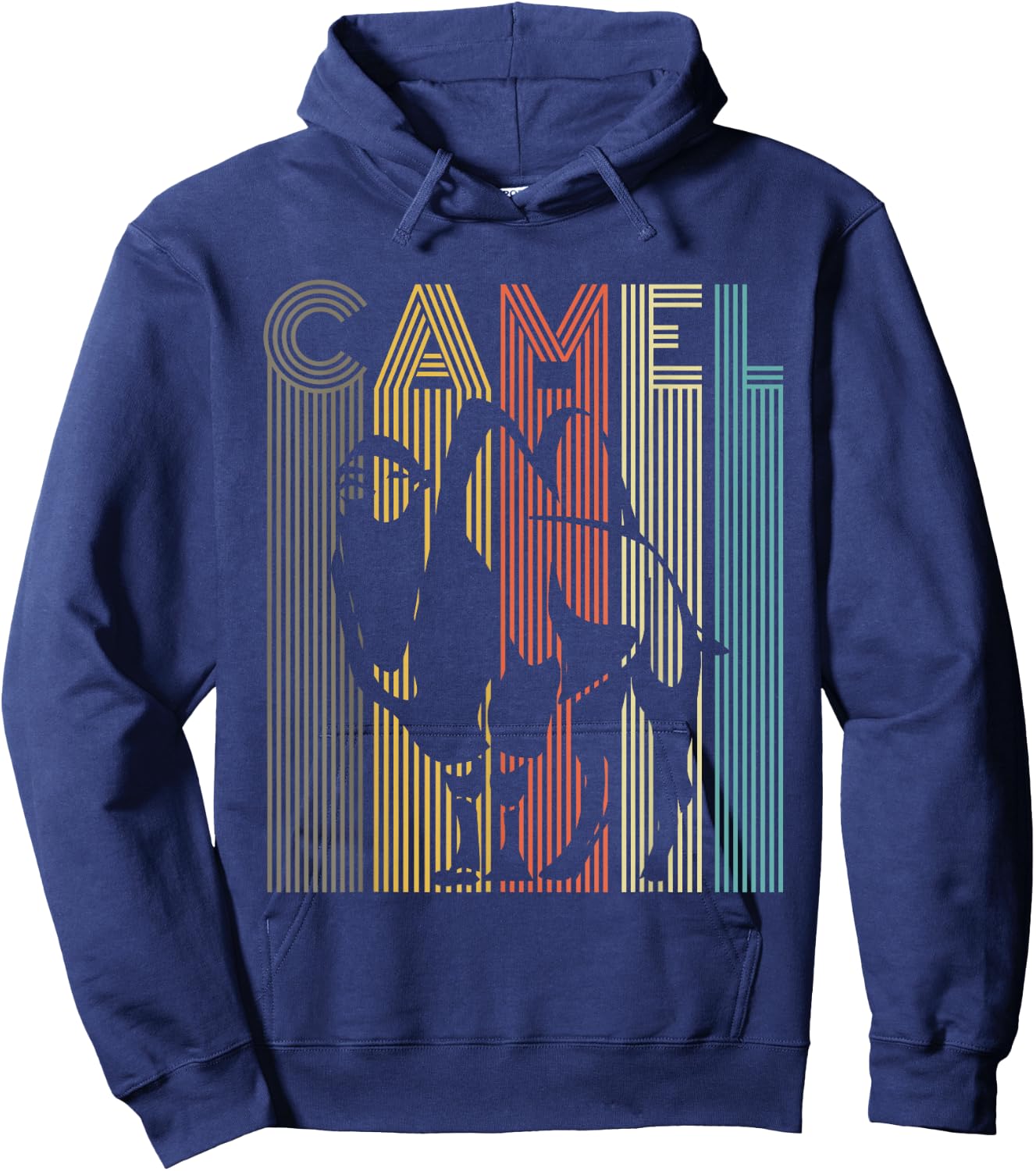 Vintage Camel Retro Camel Shirt Women Men Children , black Hoodie - Hoodie | Navy