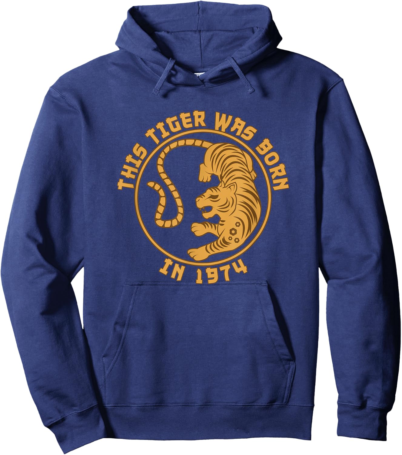 Year Of The Tiger Chinese Zodiac Lunar Horoscope Born 1974 Hoodie - Hoodie | Navy