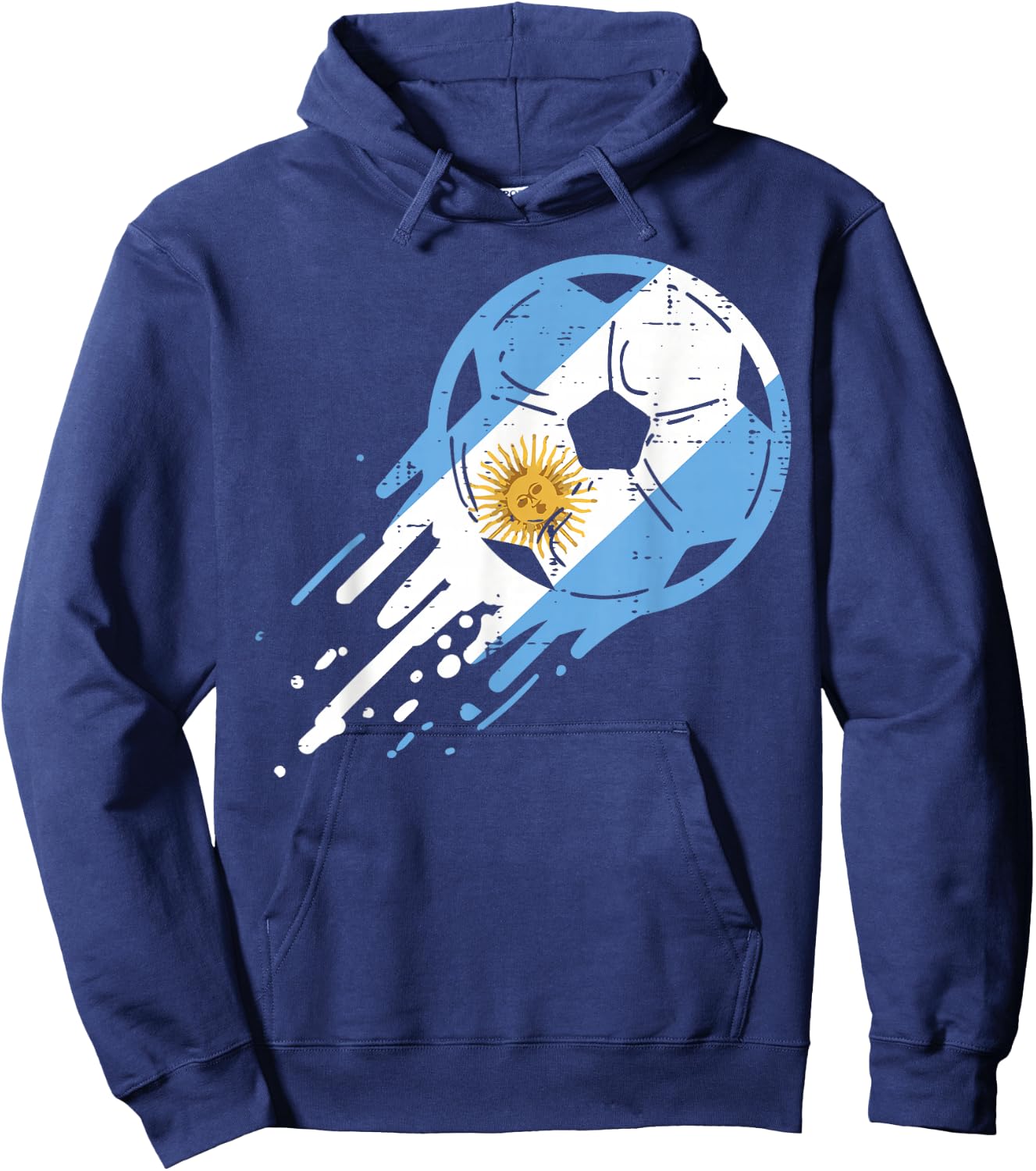 Argentina Flag Argentine Soccer Football Fan Men Women Kids Hoodie - Hoodie | Navy