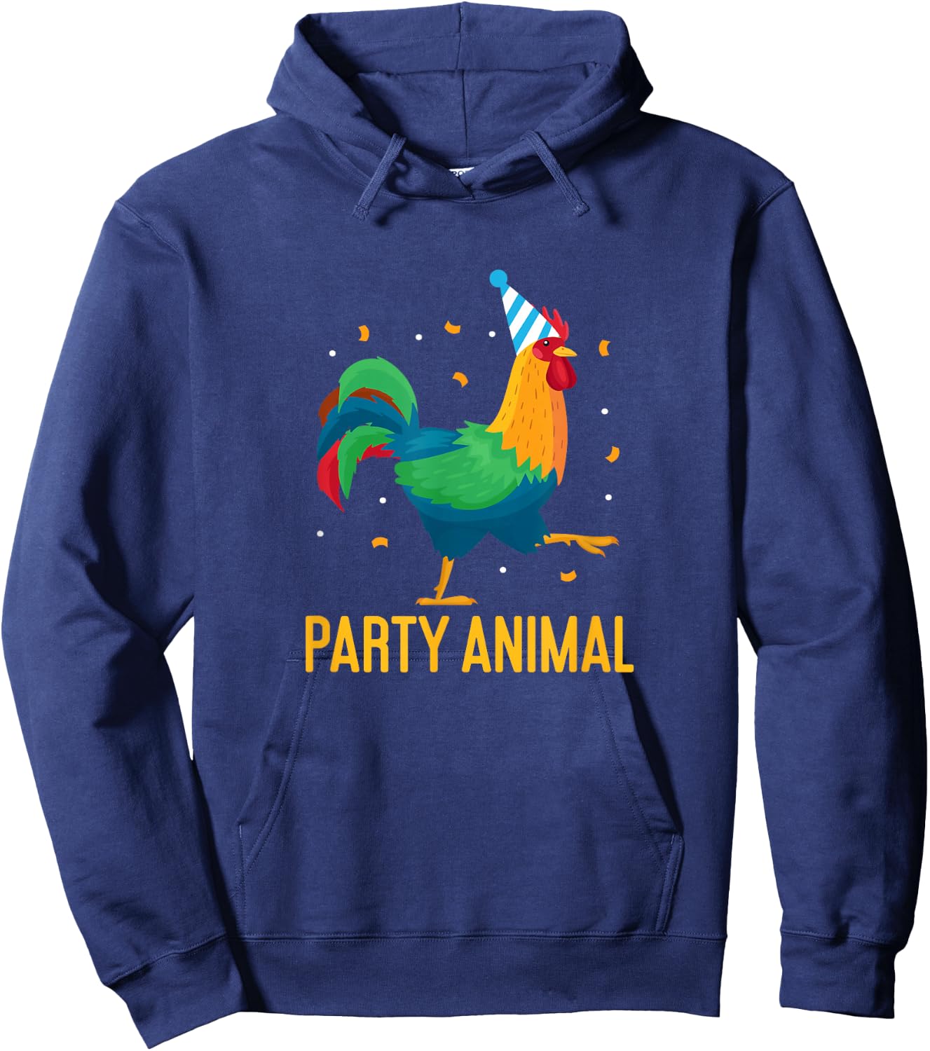 Party Animal Chicken Theme Farm Birthday Backyard Party Hoodie - Hoodie | Navy