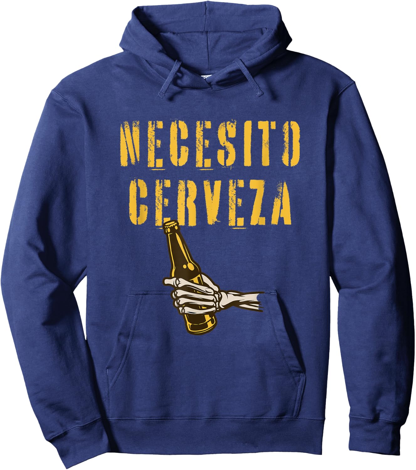 Drink Mexican Beer Necesito Cerveza Hoodie - Hoodie | Navy