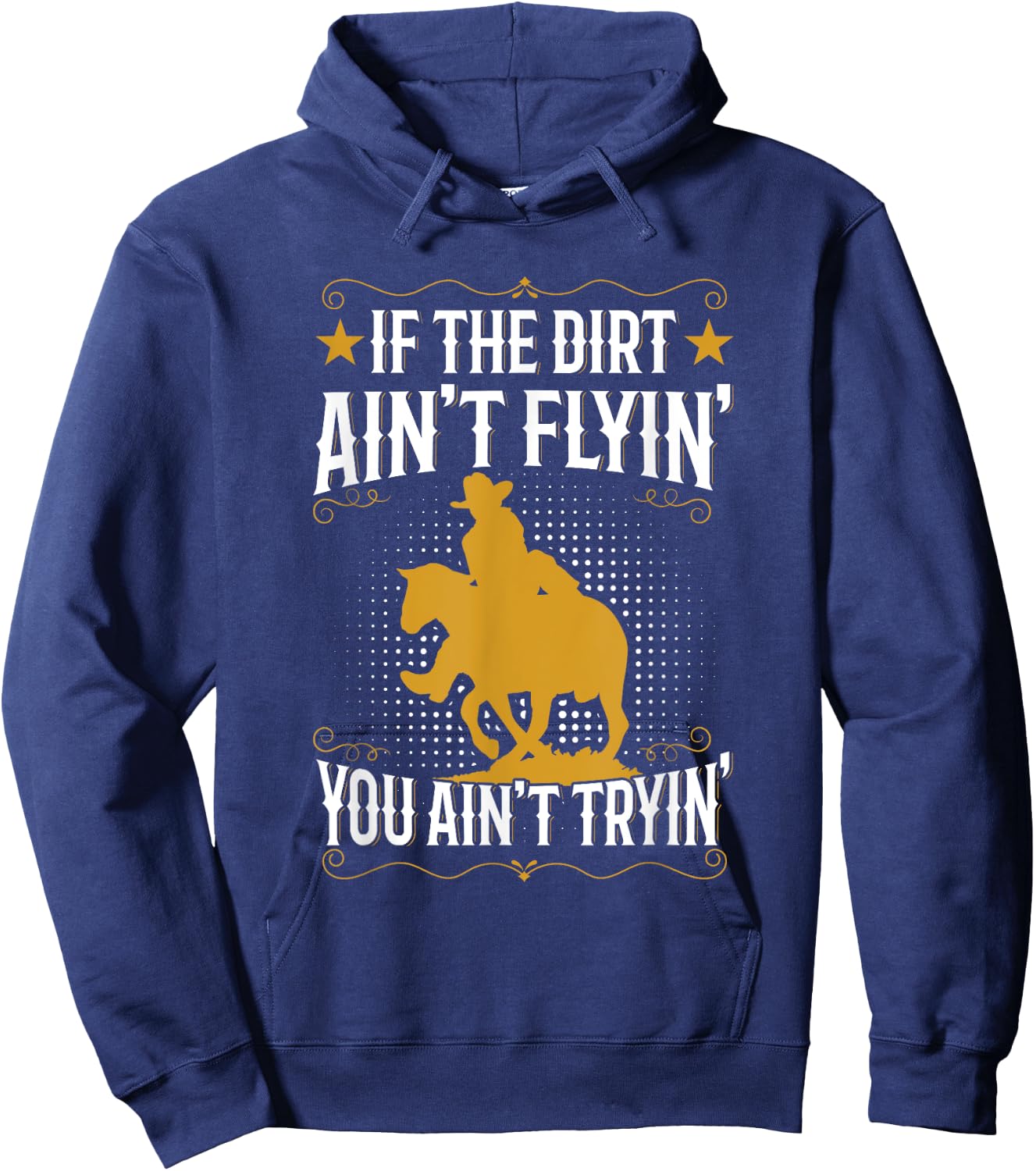 Youth Rodeo Mutton Busting Design for a Mutton Buster Hoodie - Hoodie | Navy