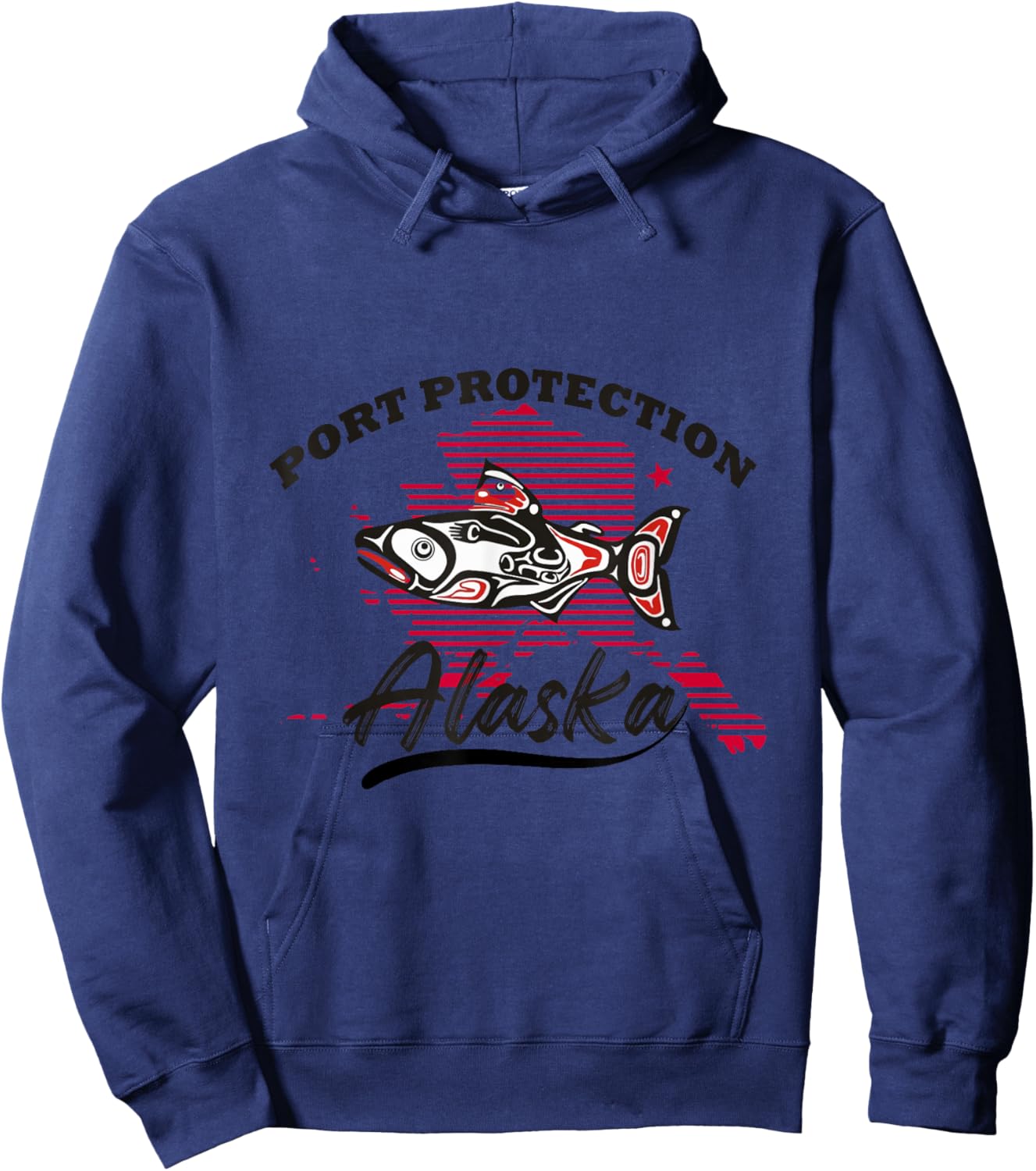 Port Protection Alaska Vacation Adventure Wildlife Trip Hoodie - Hoodie | Navy